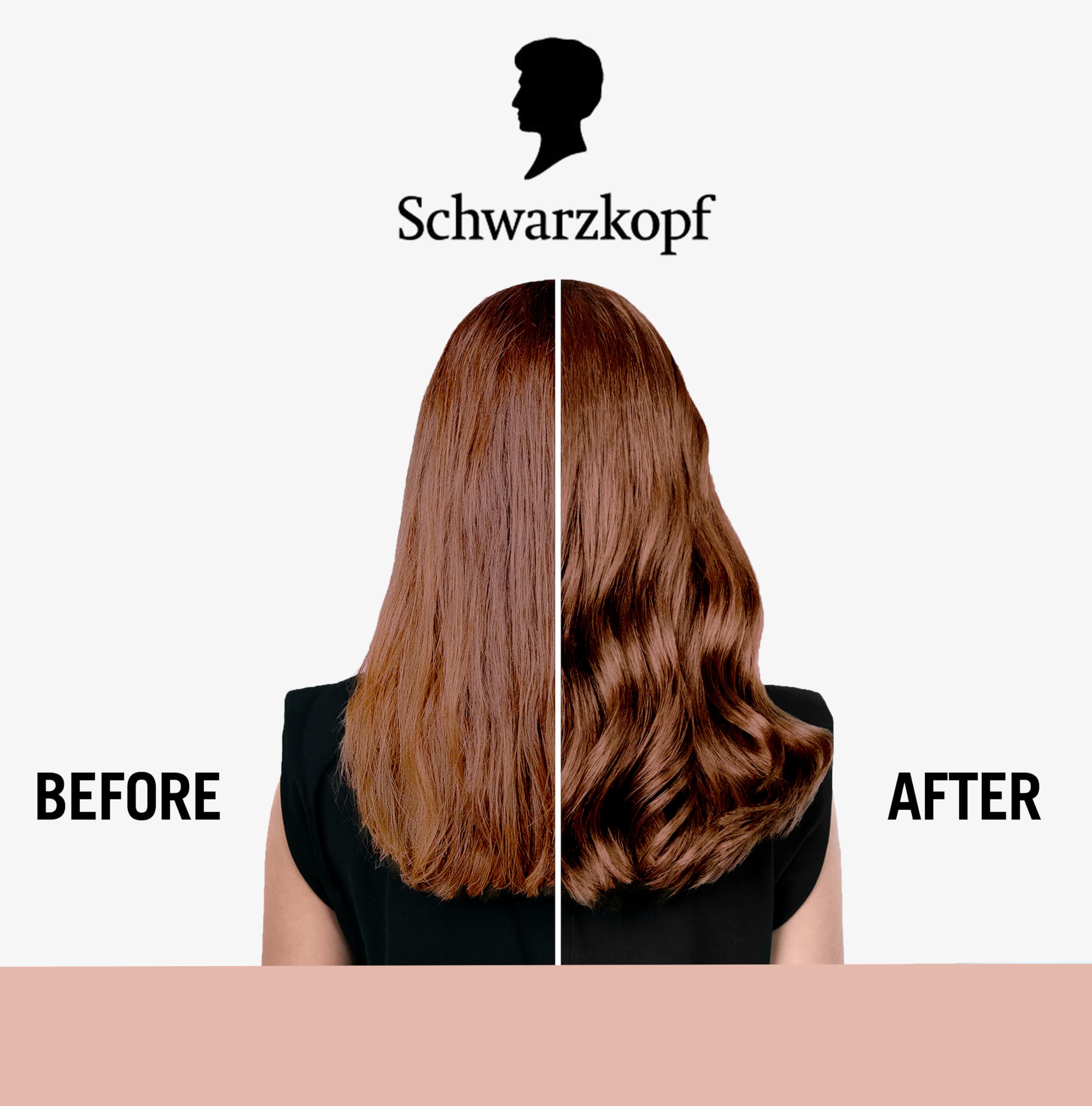 Schwarzkopf Hair Gloss Shine Treatment Light Brown 150ml - Semi-Permanent Colour & Conditioning 3