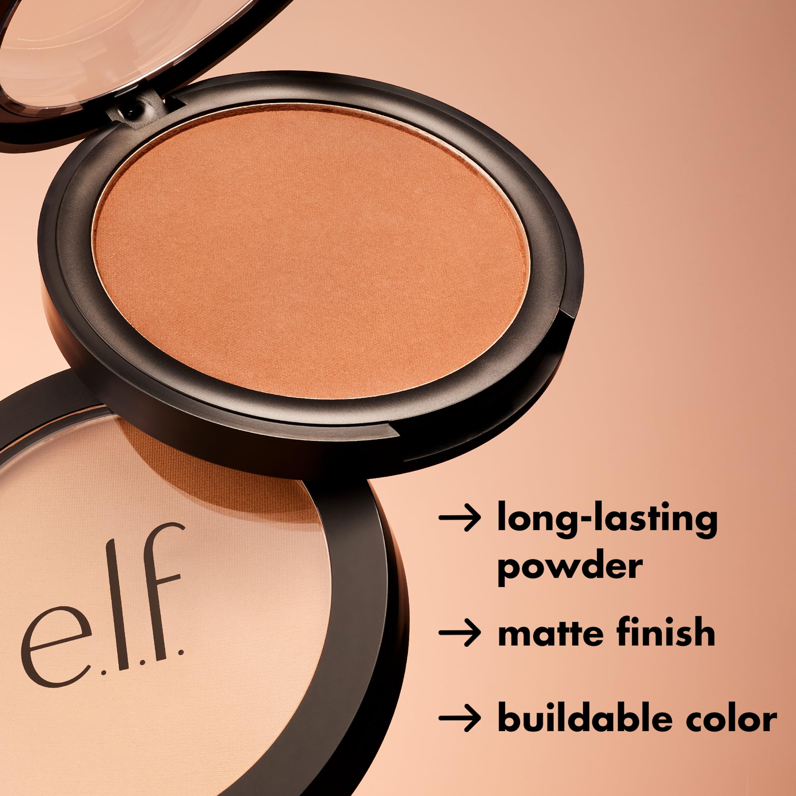 elf Primer-infused Bronzer, langanhaltendes und wischfestes Make-up, leicht und aufbaubar, geschmeidiges und einfaches Auftragen, vegan und tierversuchsfrei, frische Bräune 3