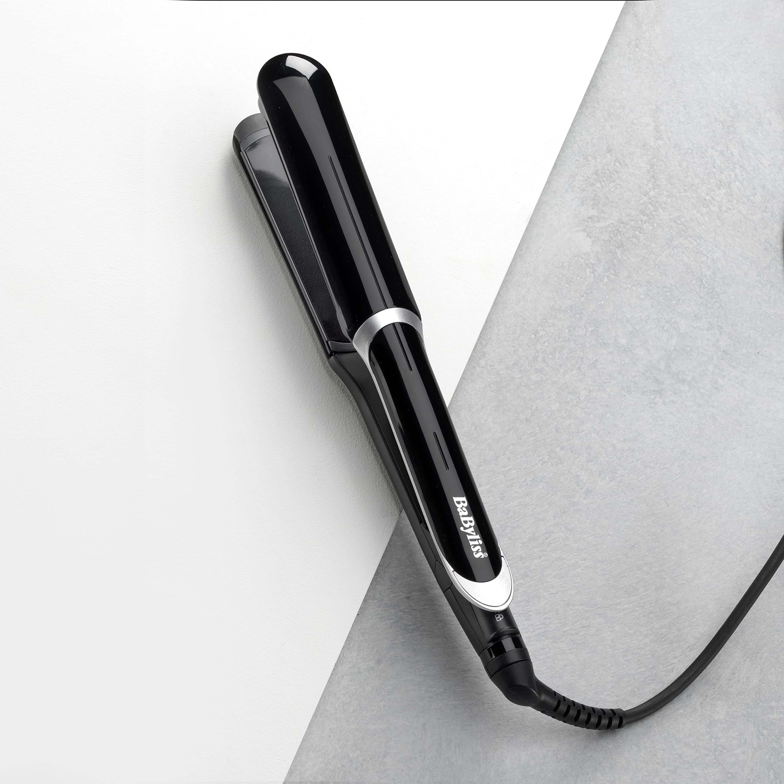 BaByliss Smooth Pro Wide Hair Straighteners with Ceramic Plates and 5 Heat Settings