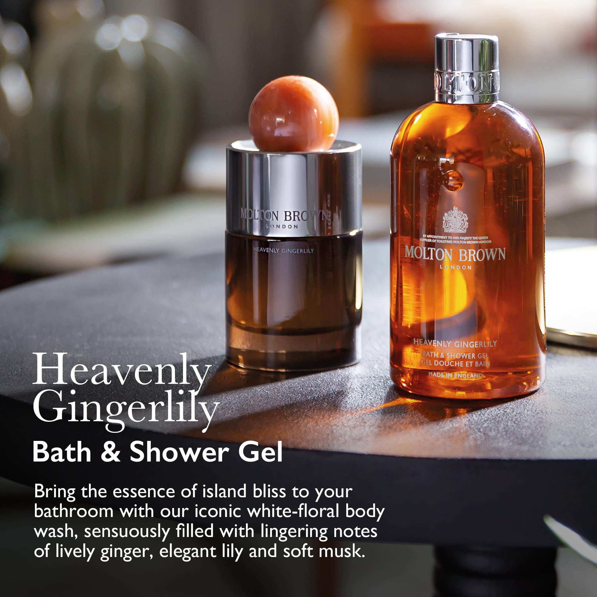 Molton Brown Heavenly Gingerlily Bath & Shower Gel, 300 ml 3