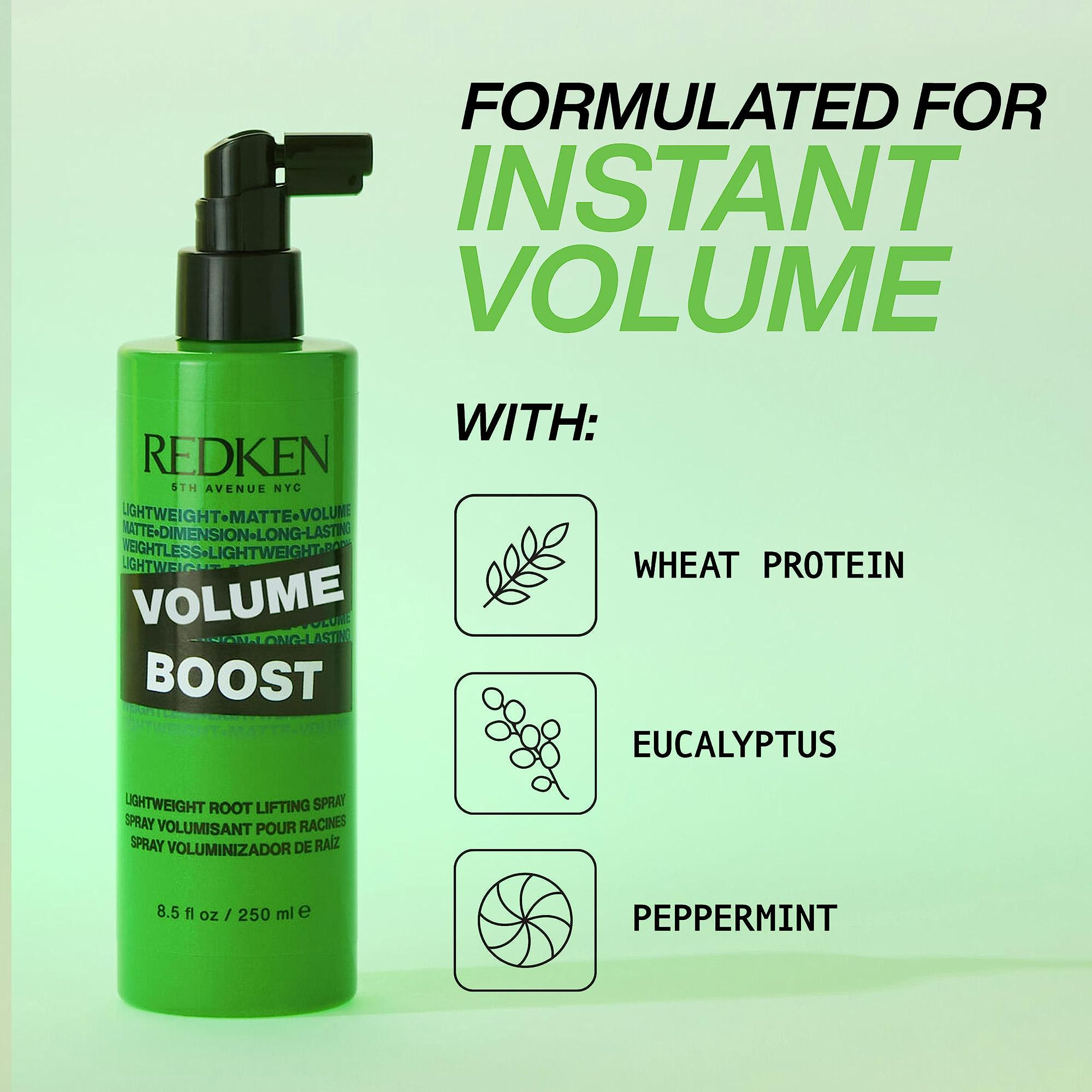 REDKEN Volume Boost Styling Spray for Touchable, Long-Lasting Volume 5