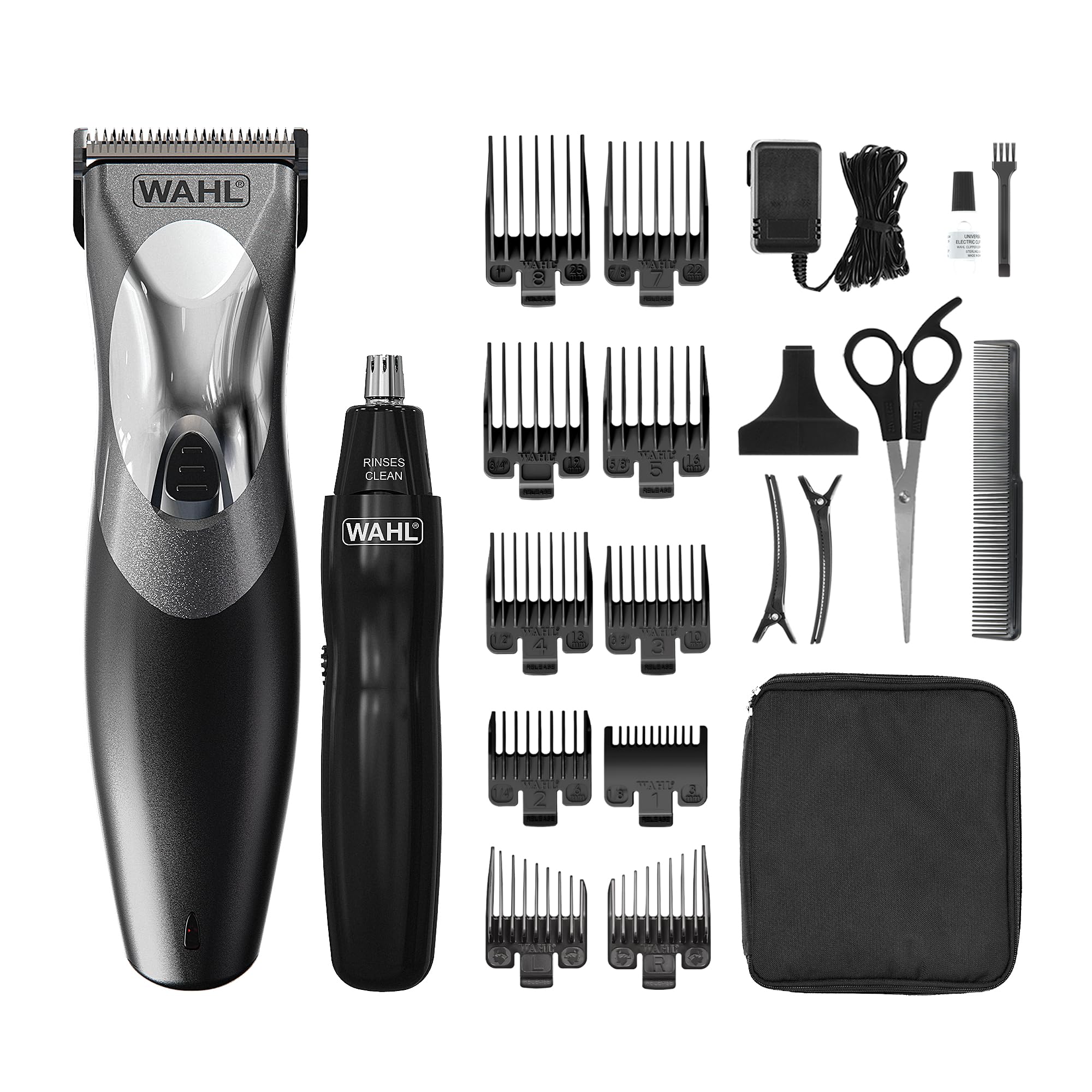 Wahl Clip N Rinse Cordless/Corded Hair Clipper and Personal Trimmer Kit