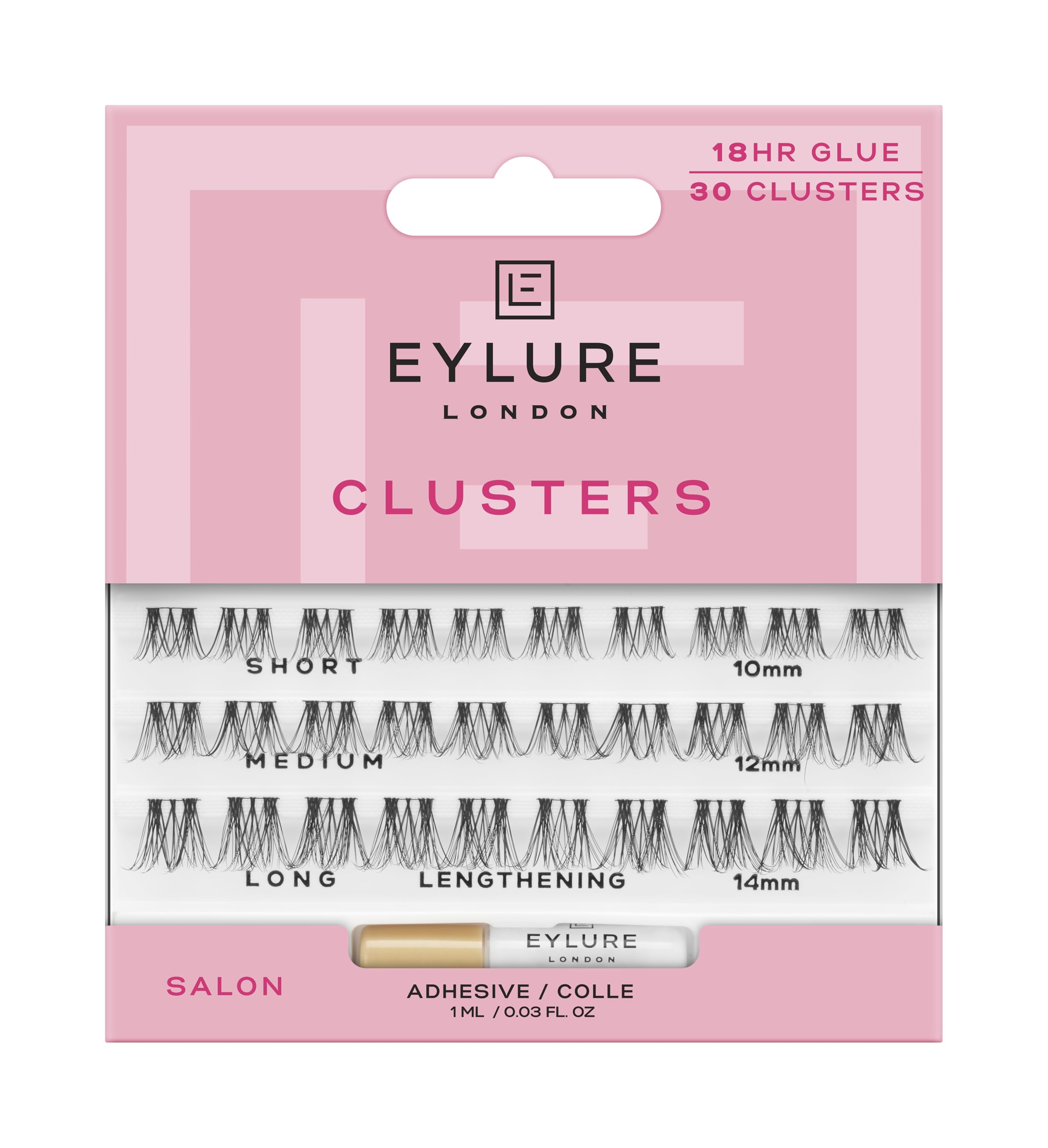 Eylure Cluster Lengthening Individual Lashes with Latex Free Glue