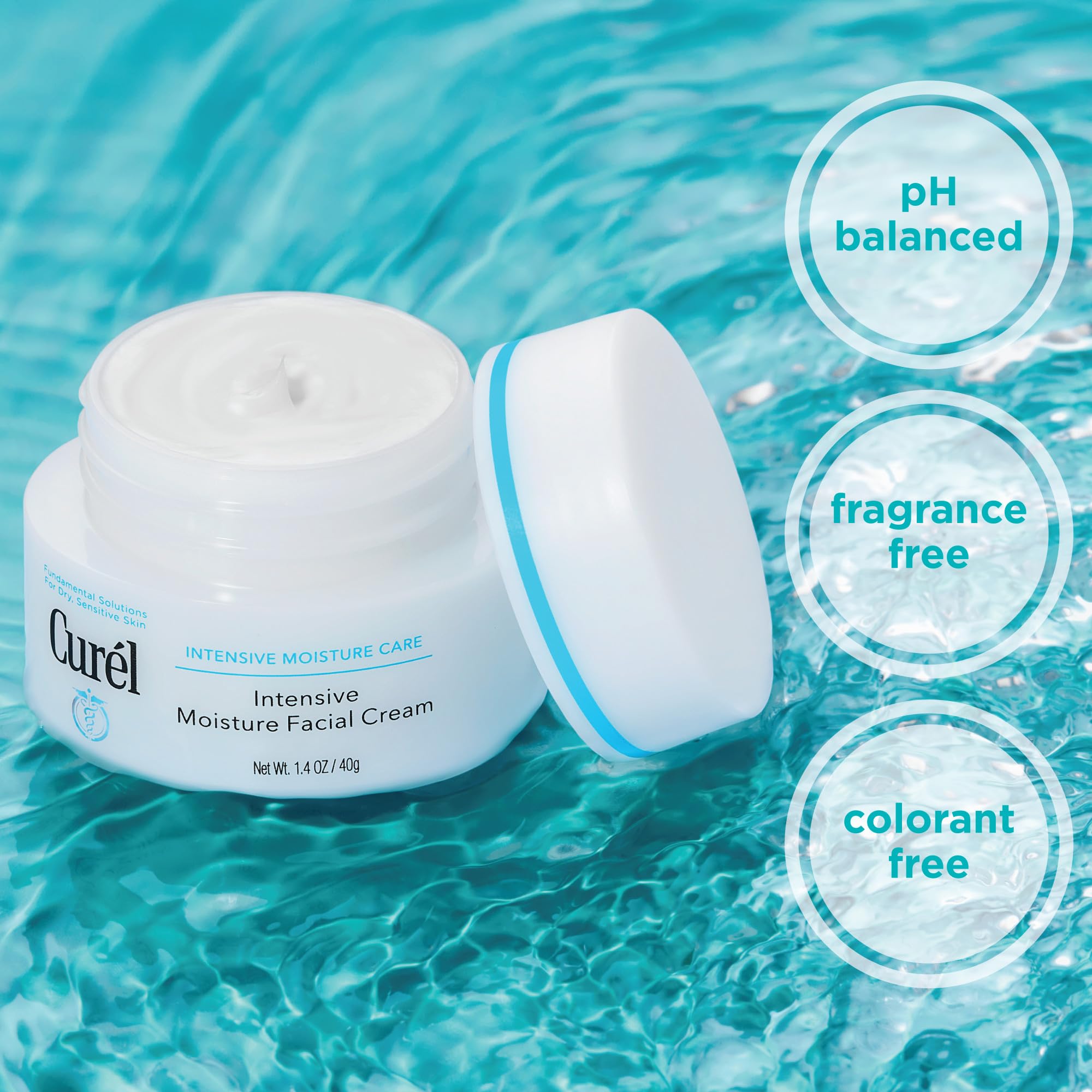 Curél Intensive Moisture Facial Cream 40g for Dry, Sensitive Skin - Ceramide Replenishing 4