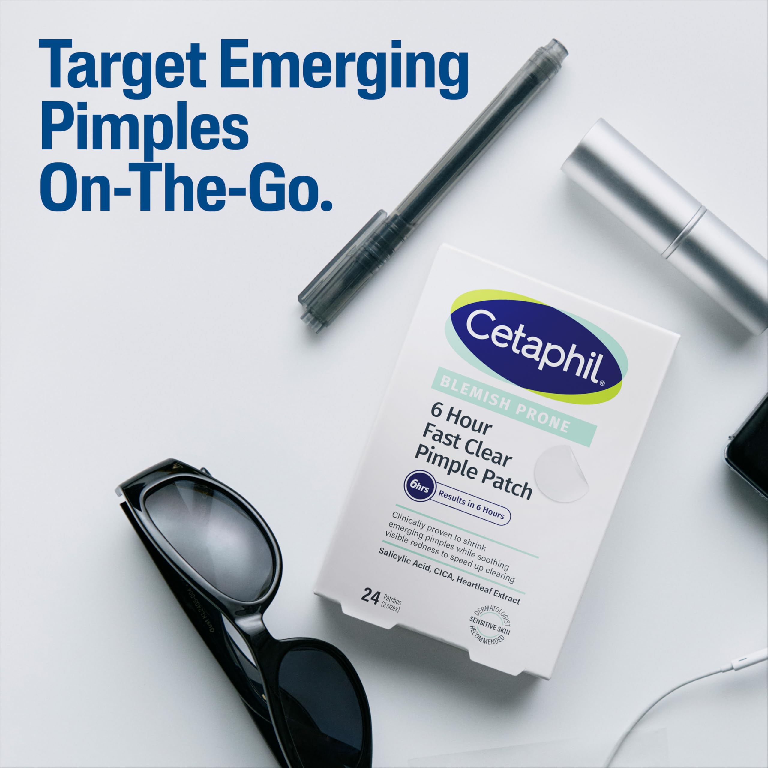 Cetaphil Gentle Clear Pimple Patches with Salicylic Acid for 6 Hour Fast Clear 8