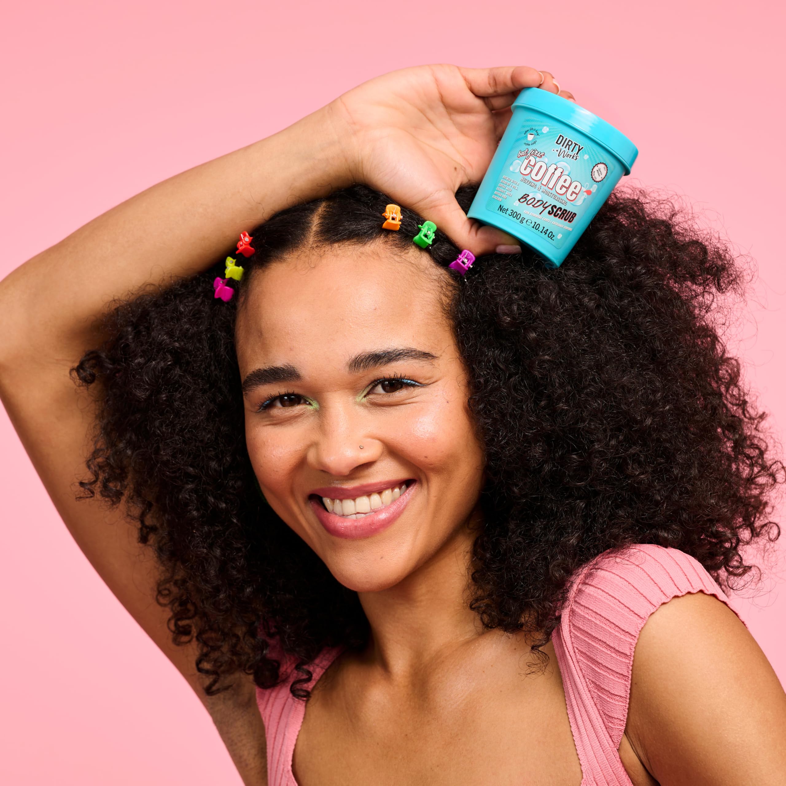 Dirty Works But First Coffee Body Scrub 300g - Exfoliating, Moisturising, Caffeine-Infused 6