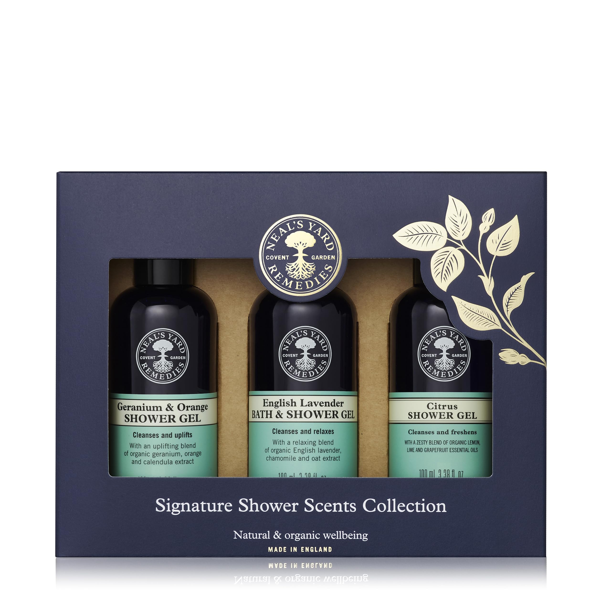 Neal's Yard Remedies Reviving Shower Scents Kollektion, Geschenkset mit Körperpflegeprodukten