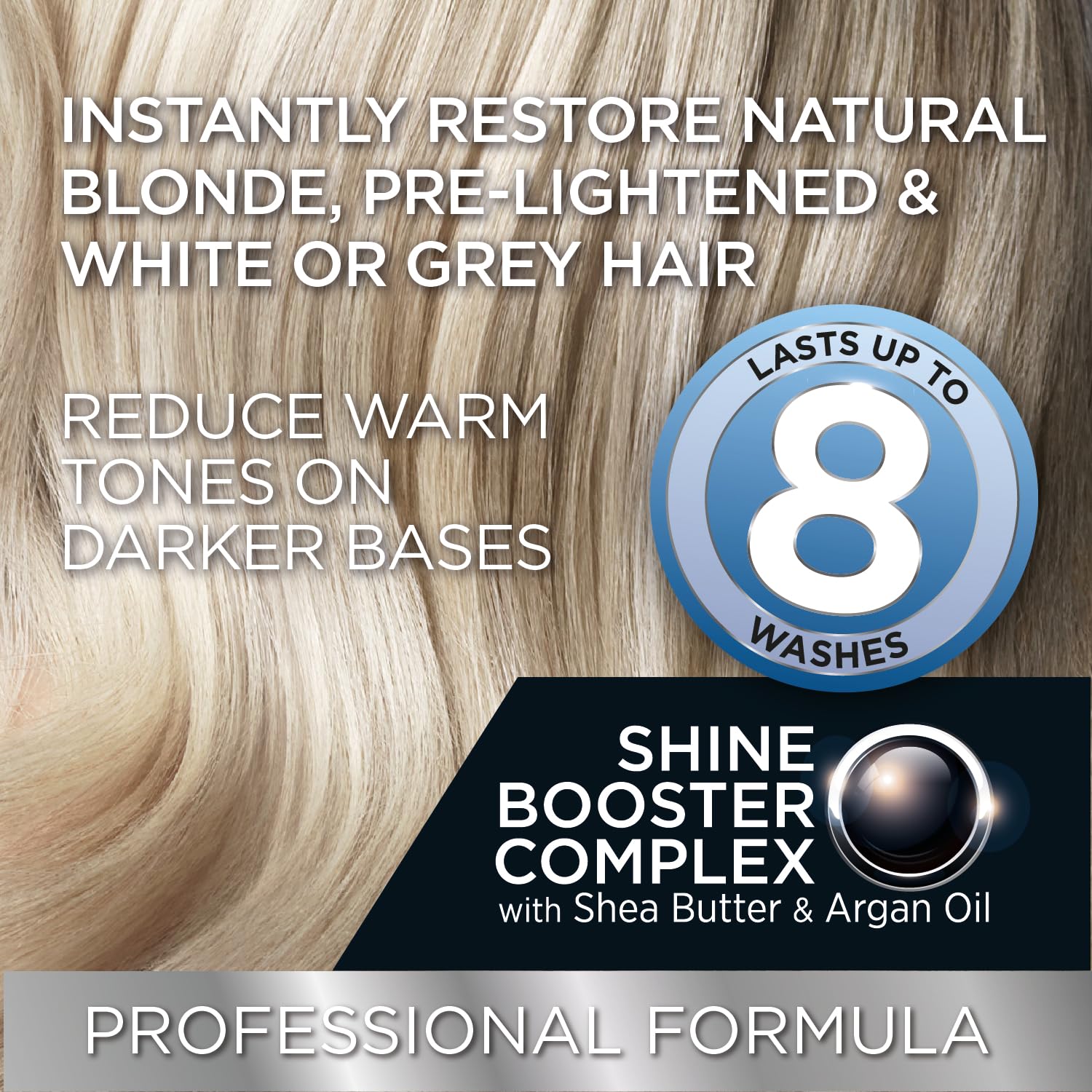 Knight & Wilson Colour-Freedom Blonde Anti-Orange Toner Mask, Semi Permanent Conditioning Treatment 150ml 6