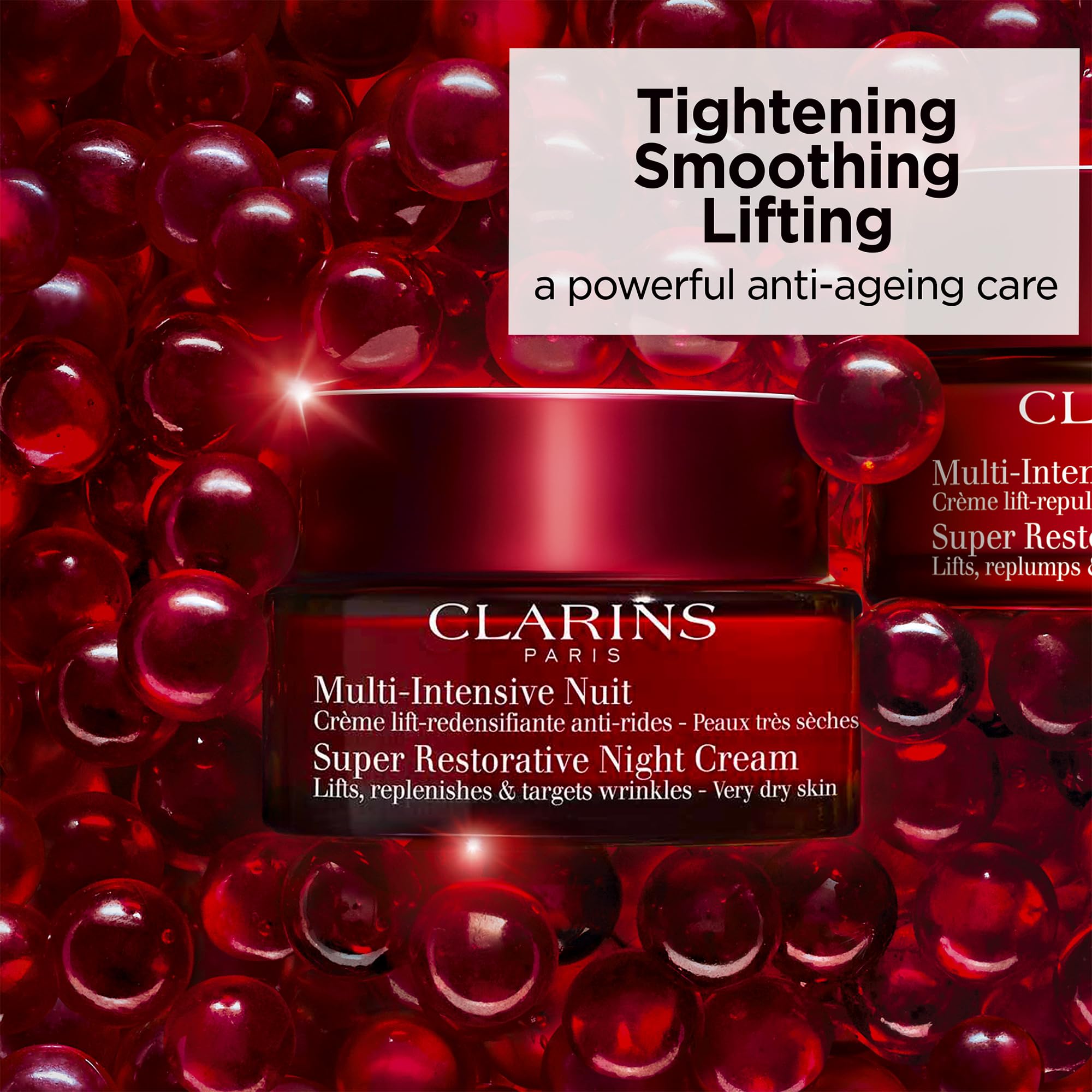 CLARINS Super Restorative Night Cream for Very Dry Skin, 50ml 5