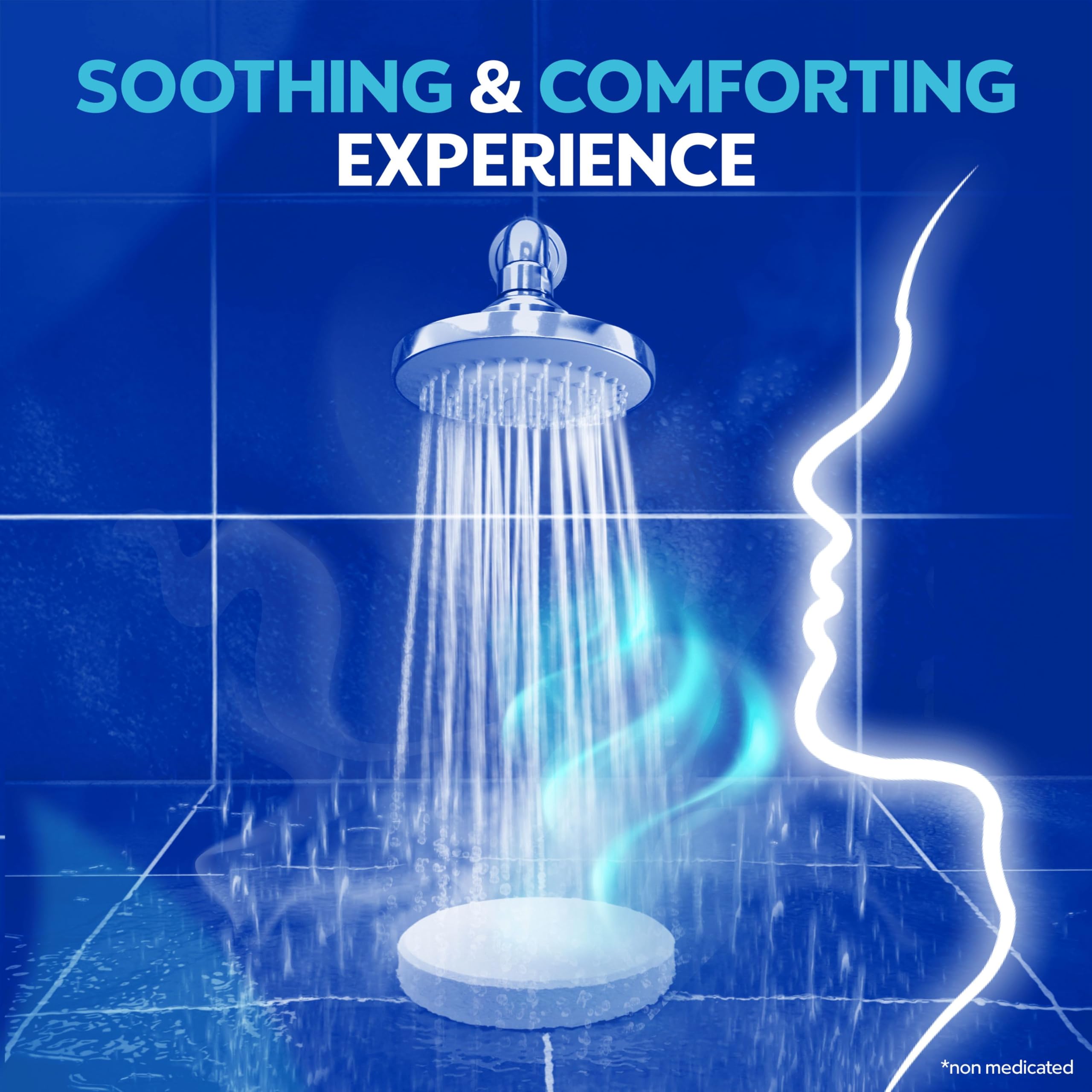 VICKS Vapo Shower Tablets with Soothing Vapors Infused with Menthol