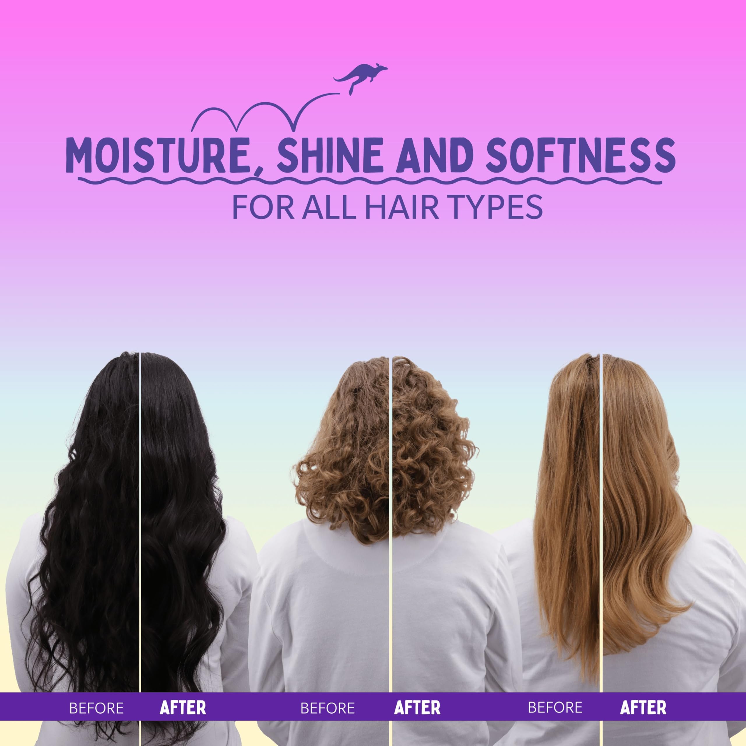 Aussie Mega Conditioner with Australian White Strawberry for All Hair Types 200ml 3