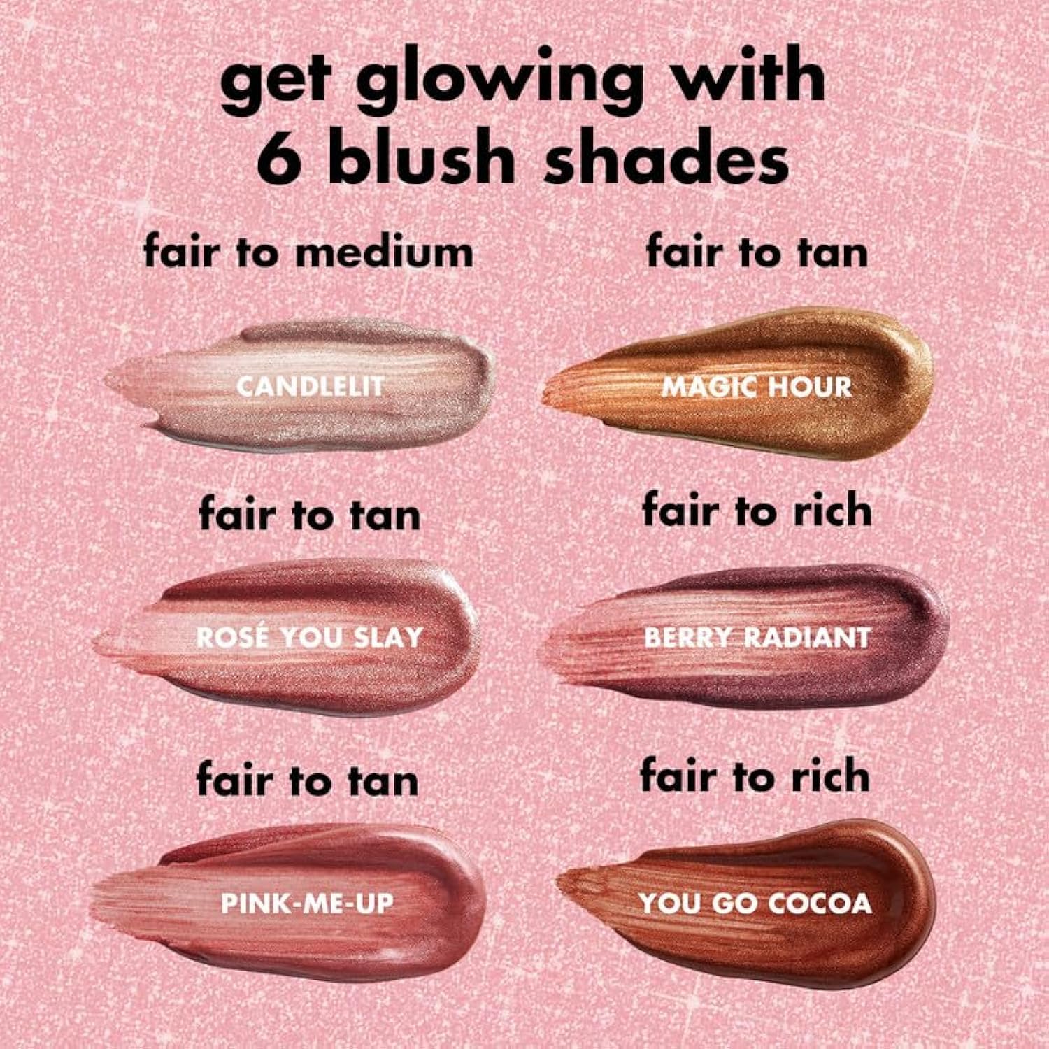 e.l.f. Halo Glow Blush Beauty Wand for Radiant, Luminous Dimension 6