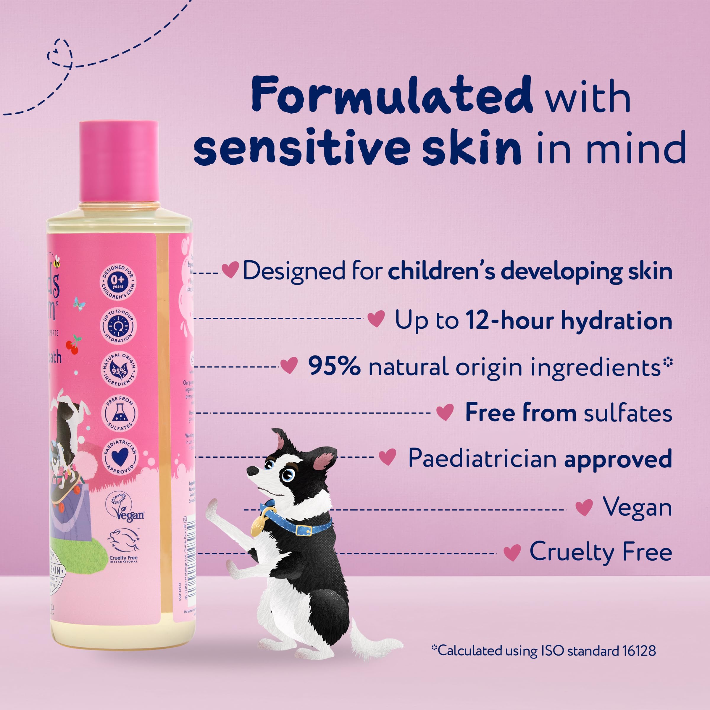 Childs Farm Kids Cherry Bubble Bath | Sulfate-Free & Kind to Sensitive Skin 7