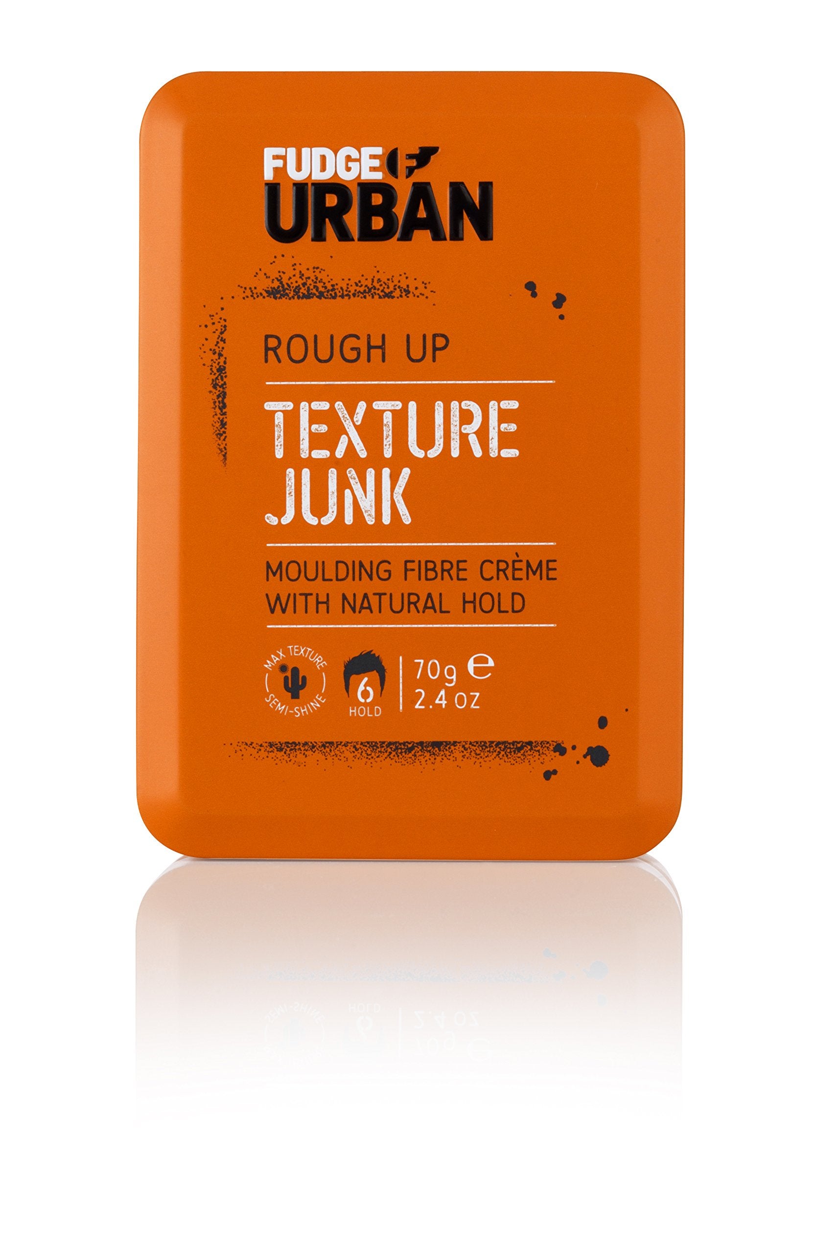 Fudge Urban Texture Junk Texturizing Hair Cream for Men, Flexible Medium Hold Styling Clay, 70 g
