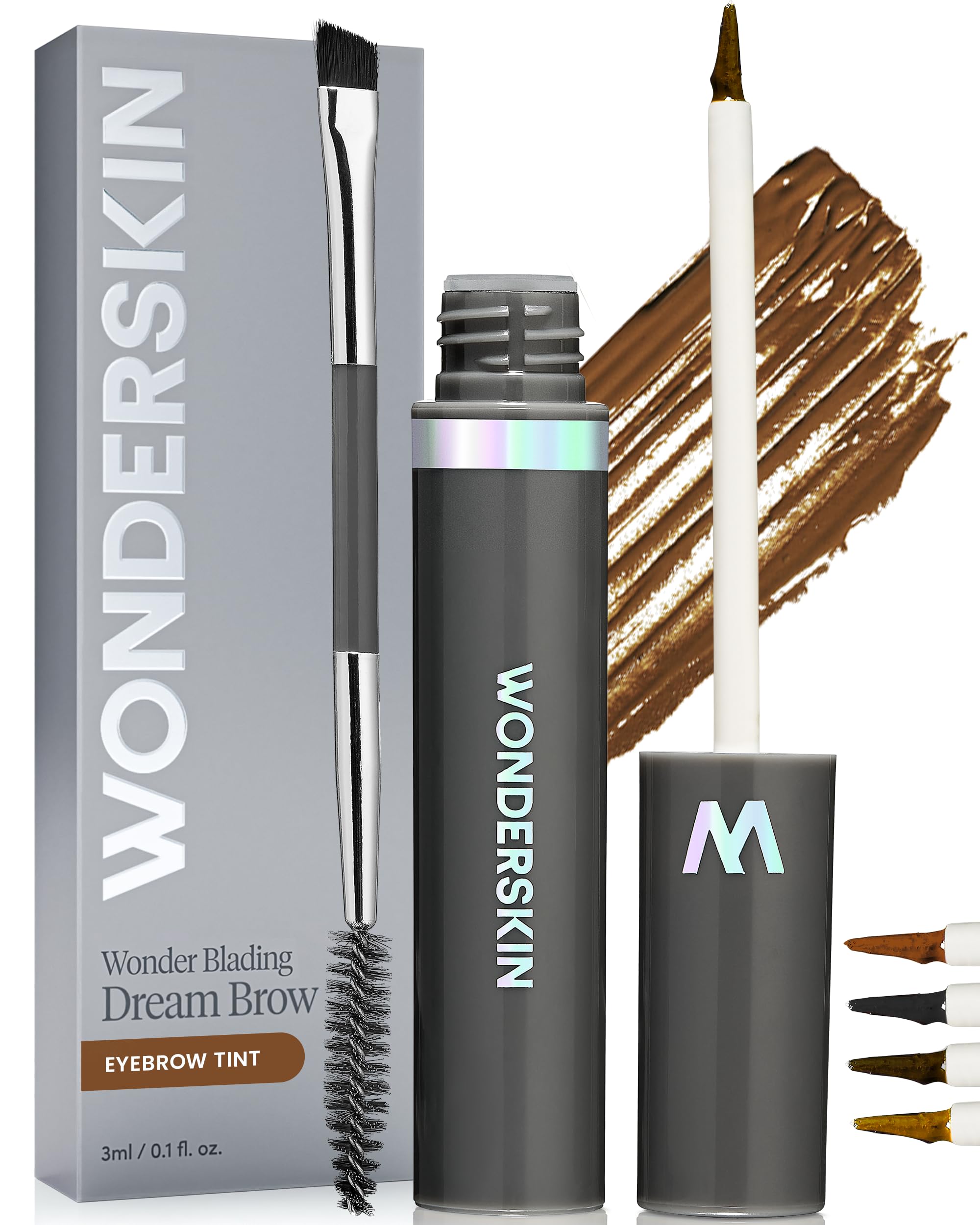 Wonderskin Dream Brow Eye Brow Gel Serum - Long Lasting, Water-Resistant Definition