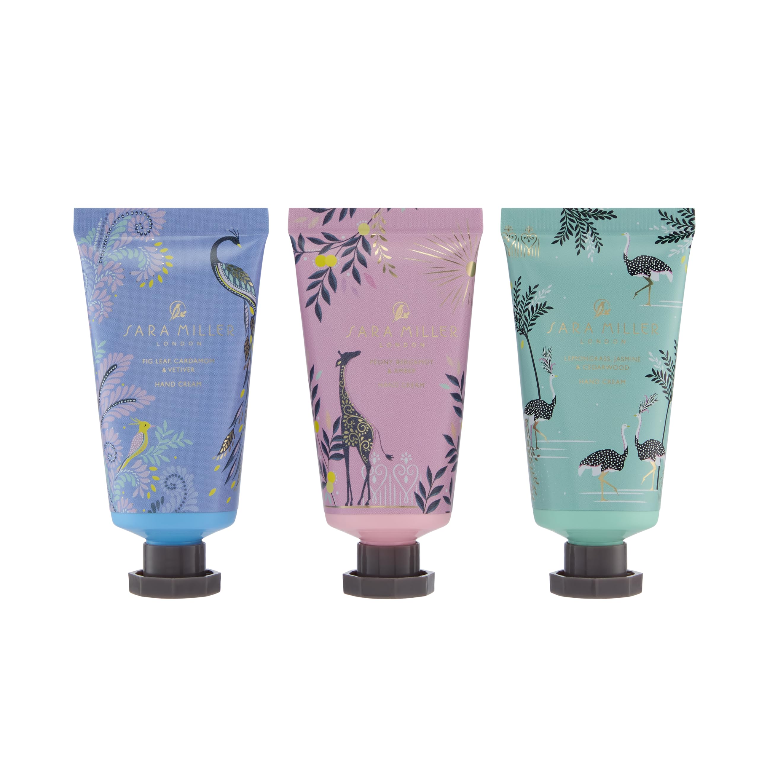 Sara Miller London Hand Cream Trio (3x 30ml) - Exotic Fragrances with Shea Butter 4