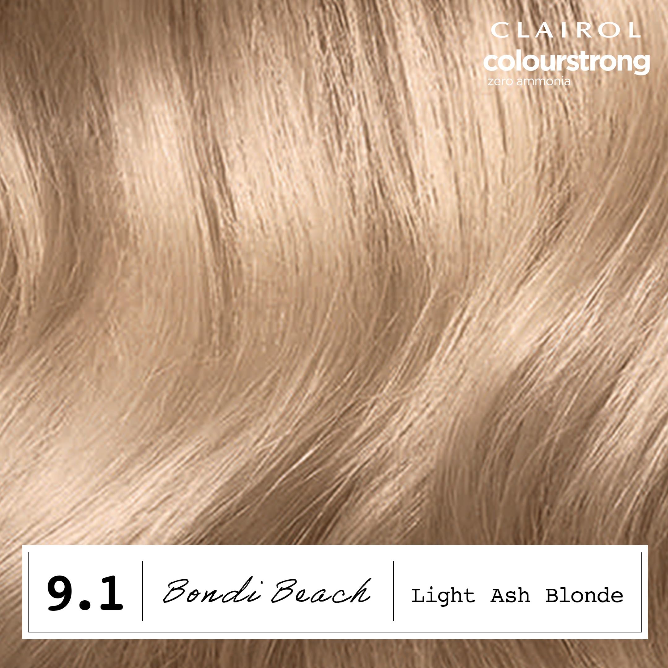 Clairol Colour Strong Permanente Haarfarbe – 9.1 Hellaschblond 4