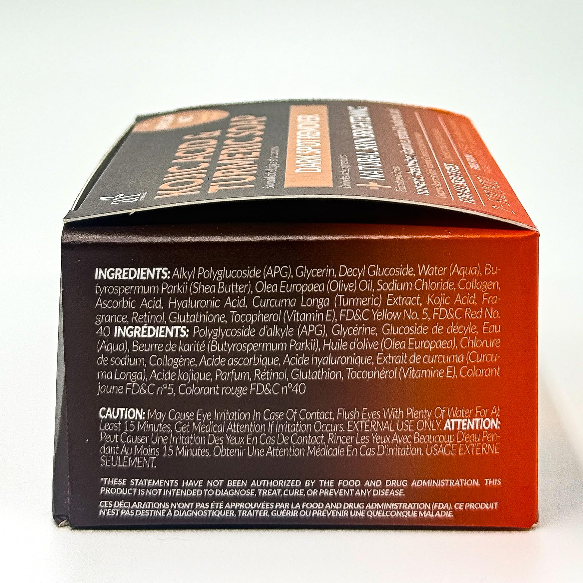 Kojisäureseife + Afrikanischer Netzschwamm (2er-Pack x 142 g Kurkuma-Seifenstücke) Dunkle Seife 7