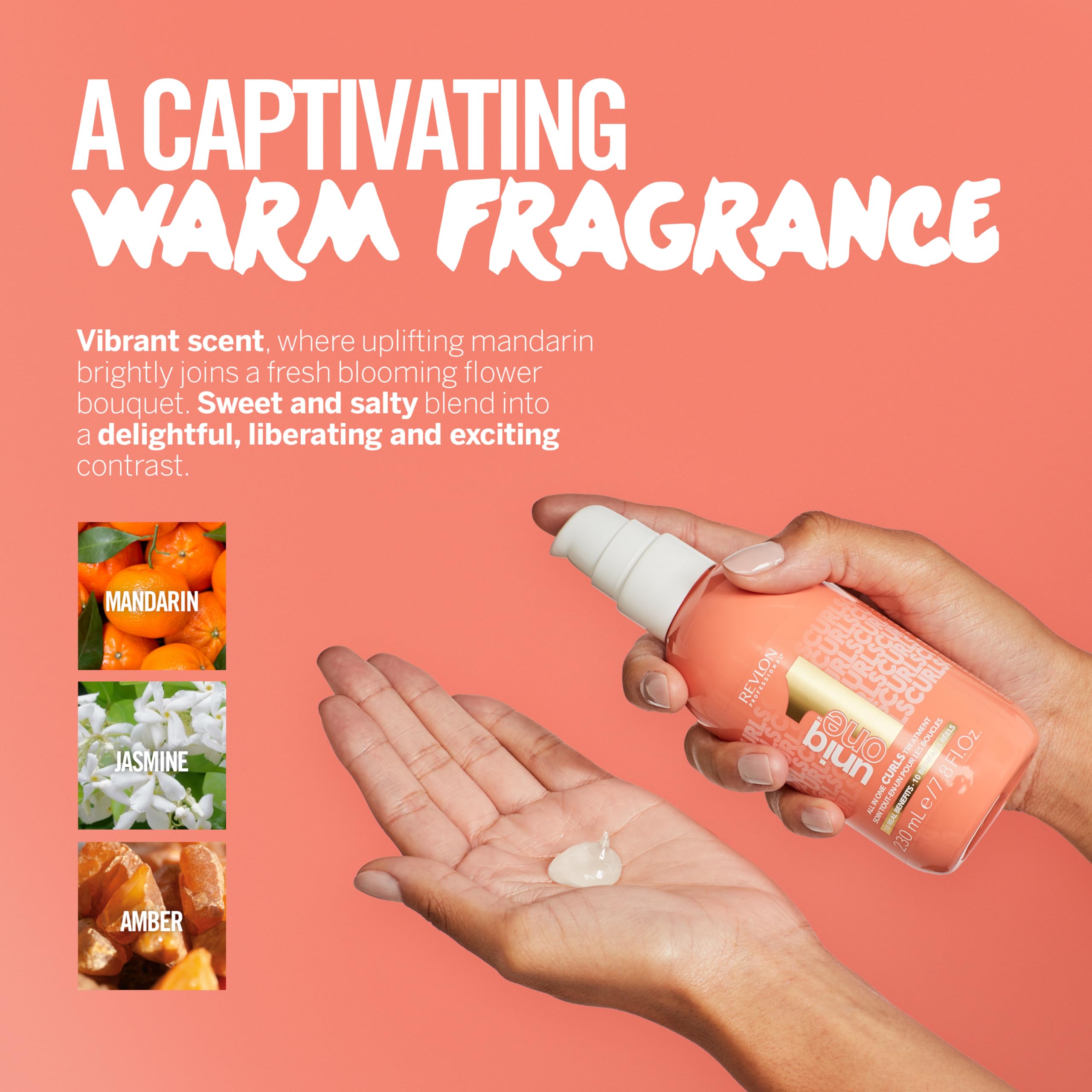 REVLON PROFESSIONAL Uniqone Curly Hair Leave-in Treatment - 10-in-1 Benefits 3