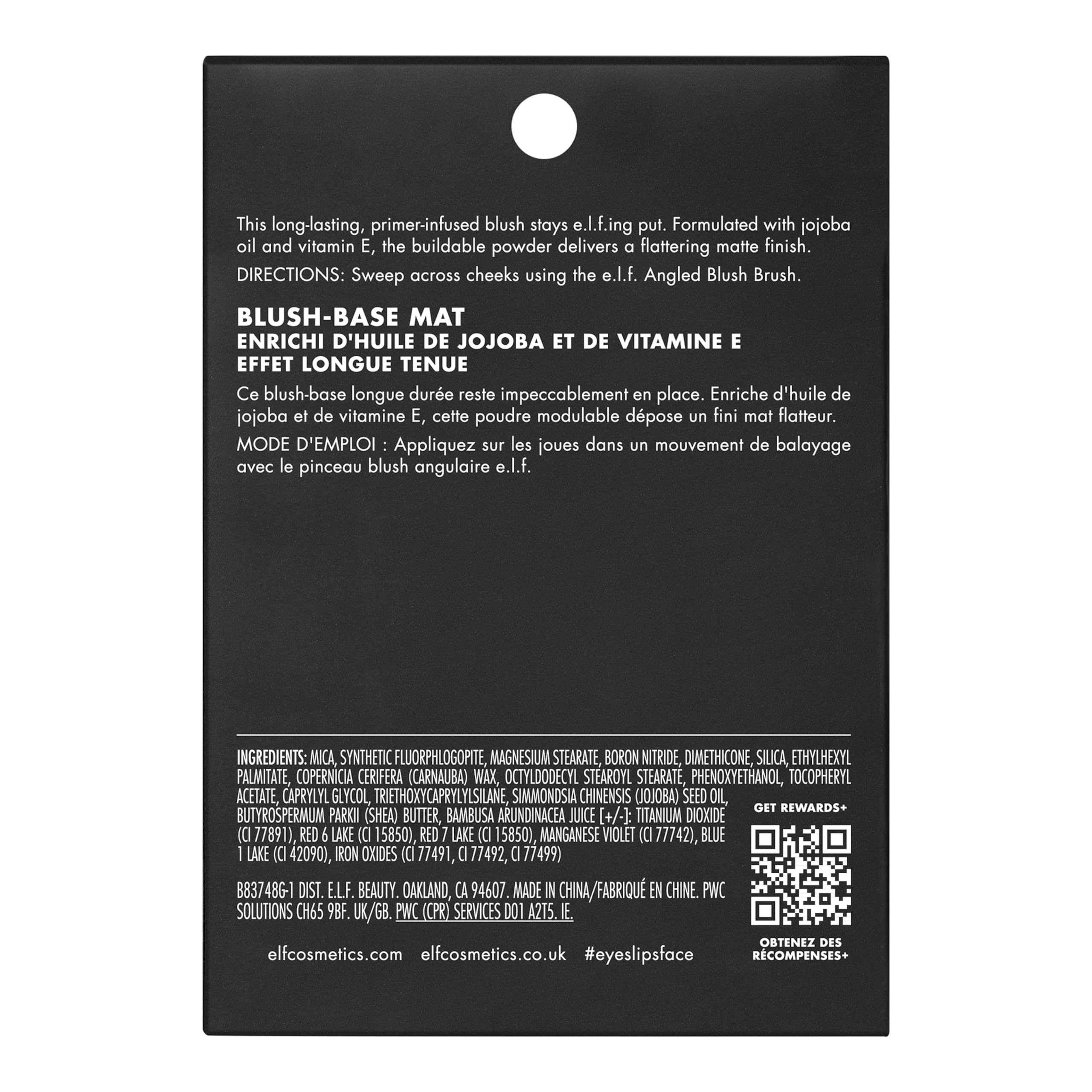 e.l.f. Primer-Infused Blush in Always Crushing - Long-Lasting, Buildable Matte Finish 5