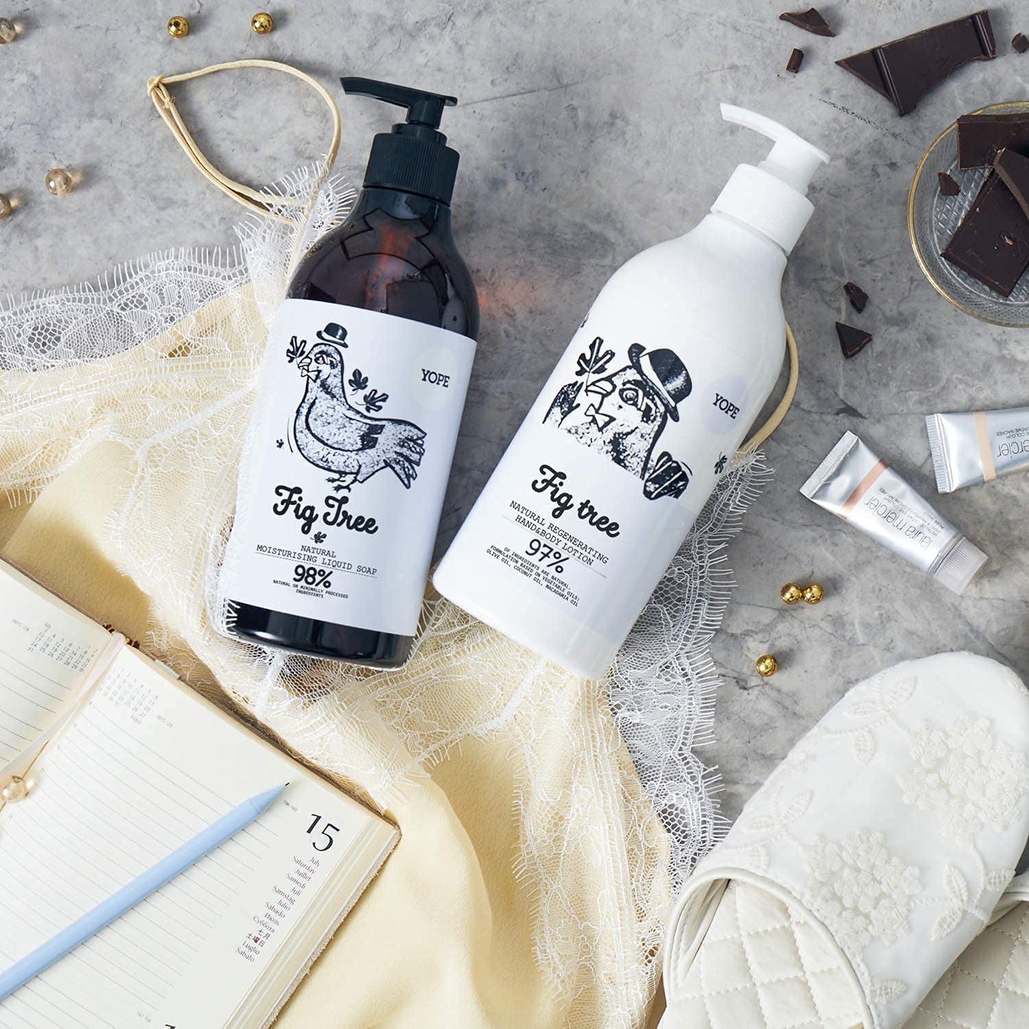 YOPE Natural Regenerating Body Lotion with Shea Butter for Dry Skin, 350g 5