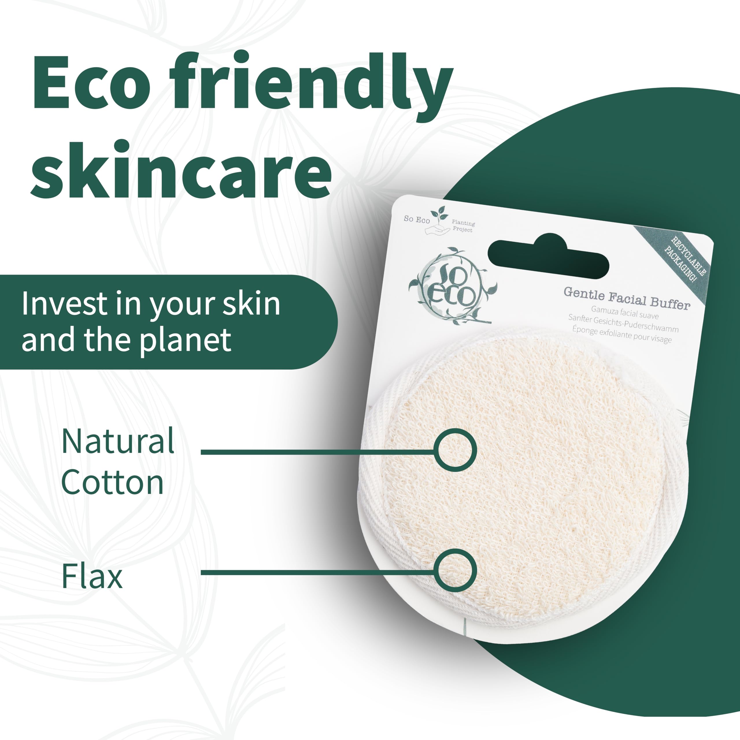 So Eco Gentle Facial Buffer Exfoliator for Sensitive Skin 8
