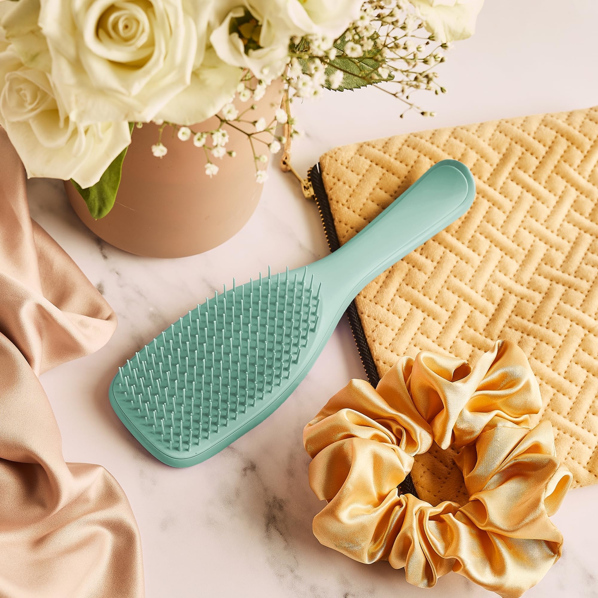 Tangle Teezer Fine and Fragile Ultimate Detangler Hairbrush for Coloured, Fine & Thin Hair - Dark Teal 5