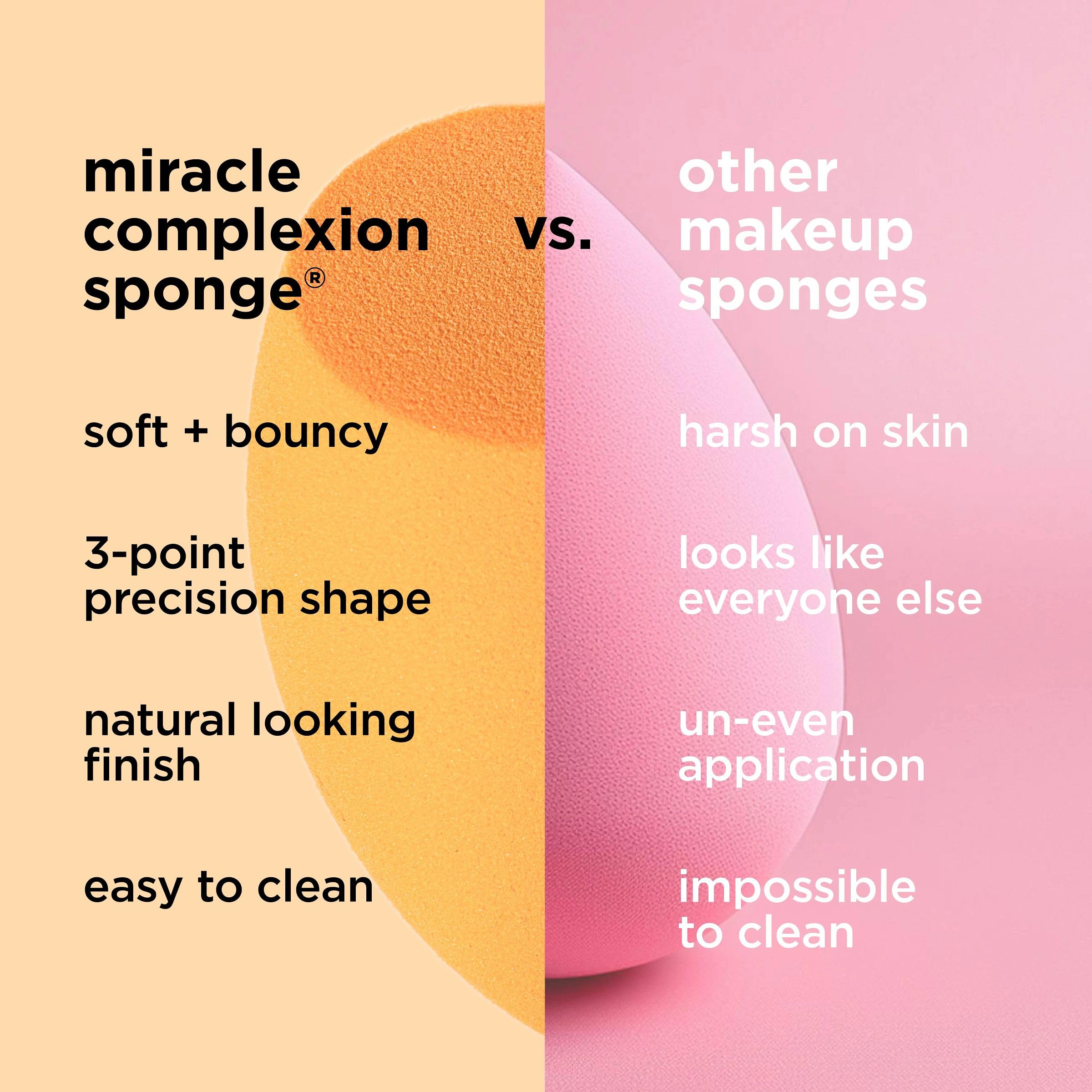 Real Techniques Miracle Complexion Make-up-Schwamm für deckende Foundation mit Reiseetui (Verpackung und Farbe können variieren) 6