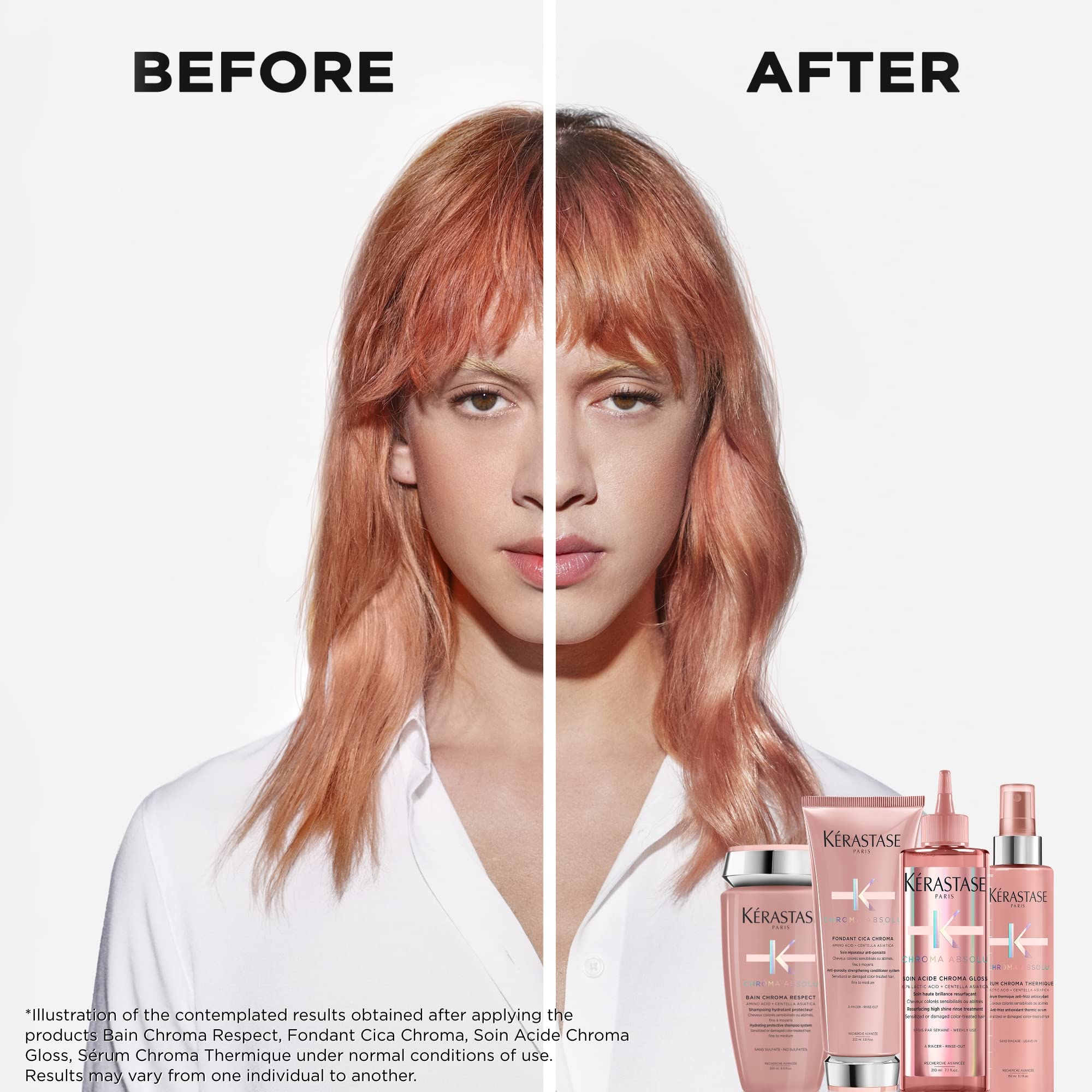 Kérastase Chroma Absolu, stärkender und stärkender Conditioner, für Sensit 6