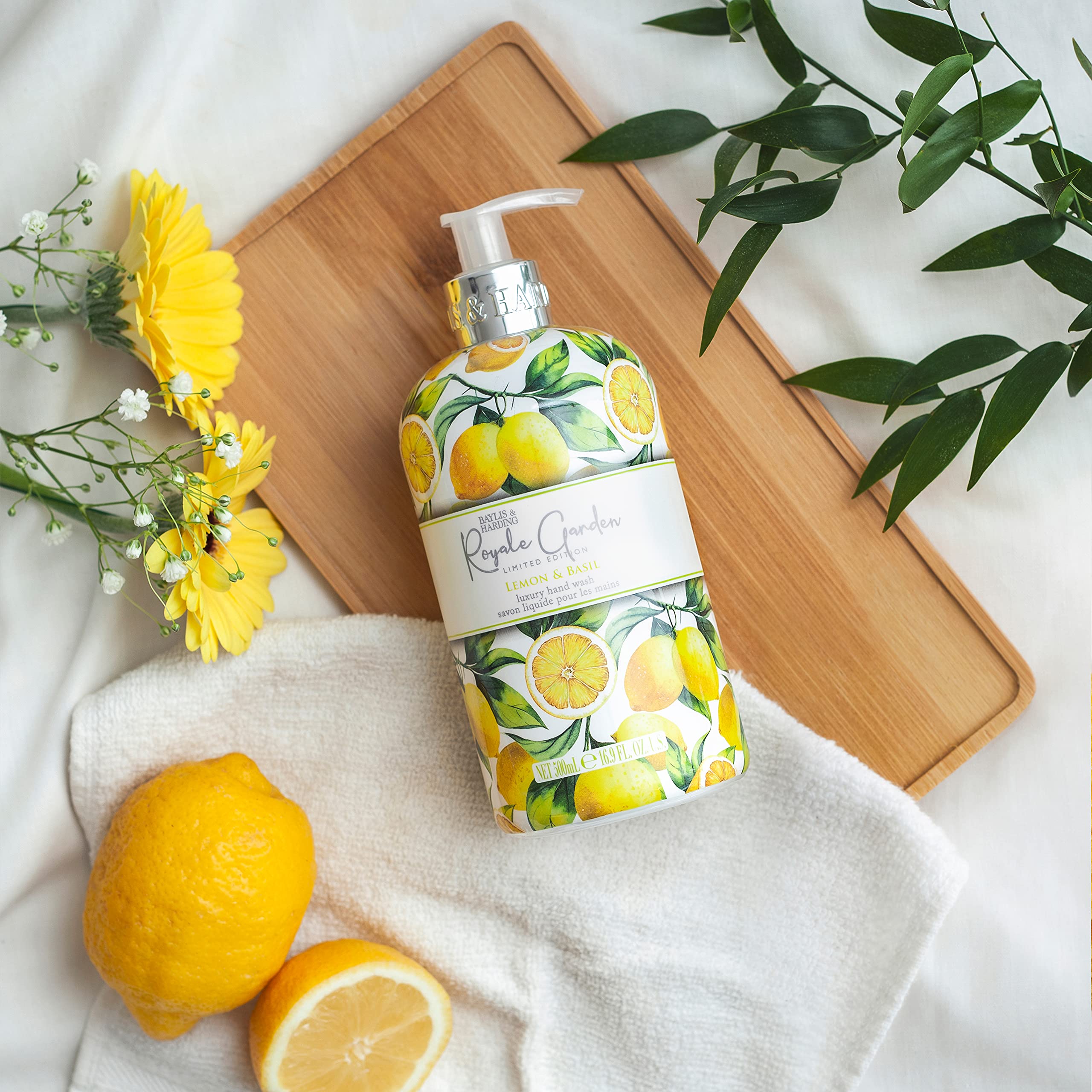 Baylis & Harding Royale Garden Limited Edition Lemon & Basil Hand Wash - Pack of 6 5