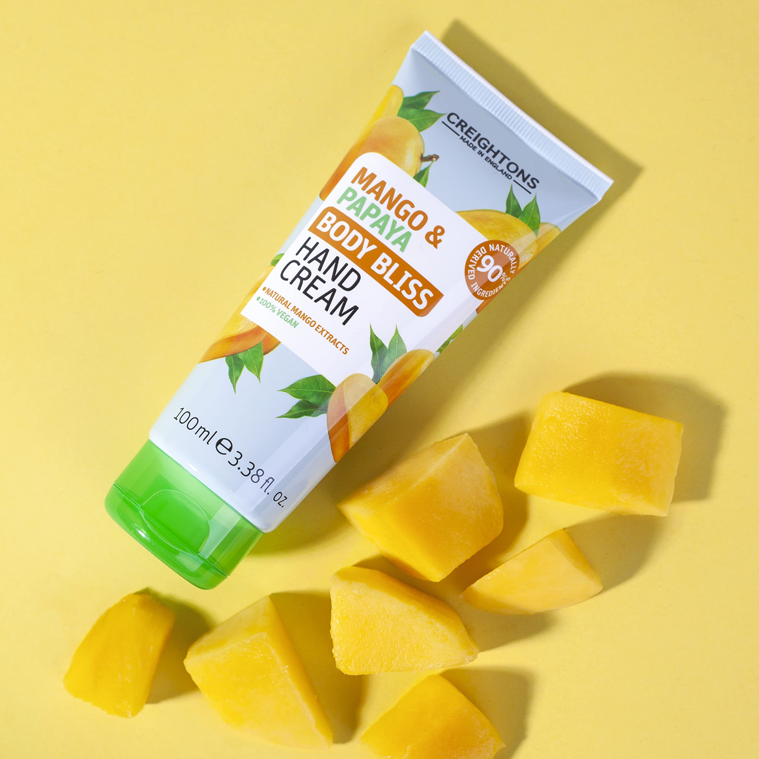 Creightons Body Bliss Mango & Papaya Hand Cream (100ml) - Nourishes Hands & Cuticles 3