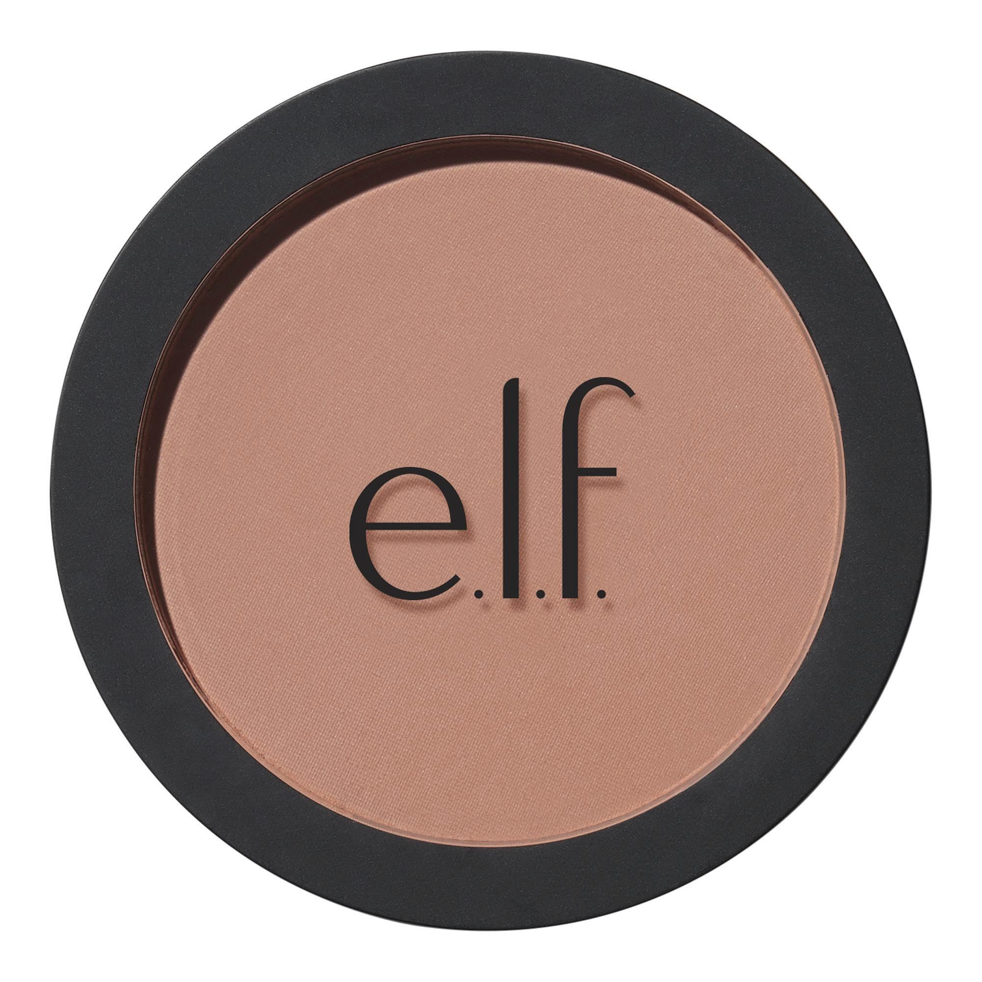 e.l.f. Primer-Infused Blush in Always Rosy - Long Lasting, Buildable Matte Finish