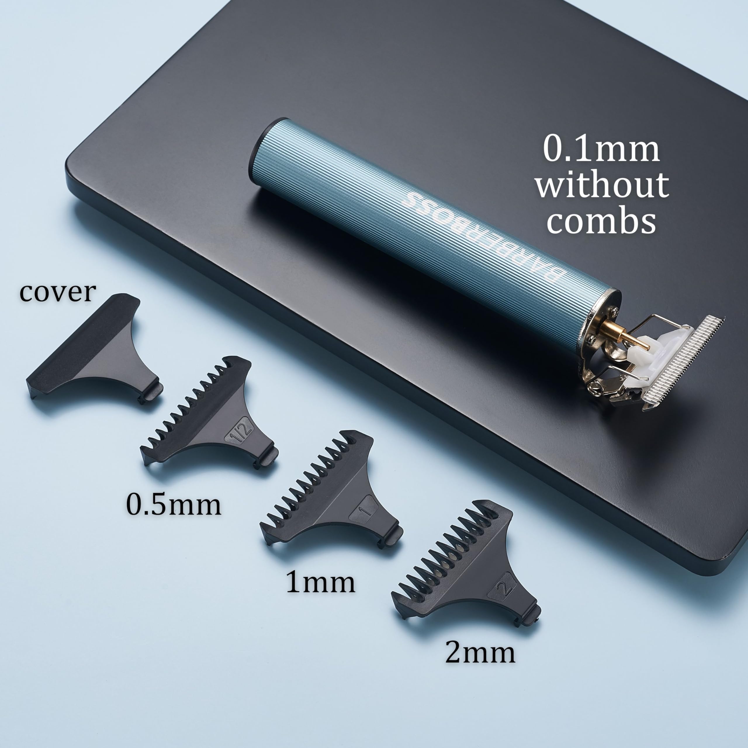 BARBERBOSS Cordless T-Blade Beard Trimmer & Hair Clippers for Men - Precision Grooming 5