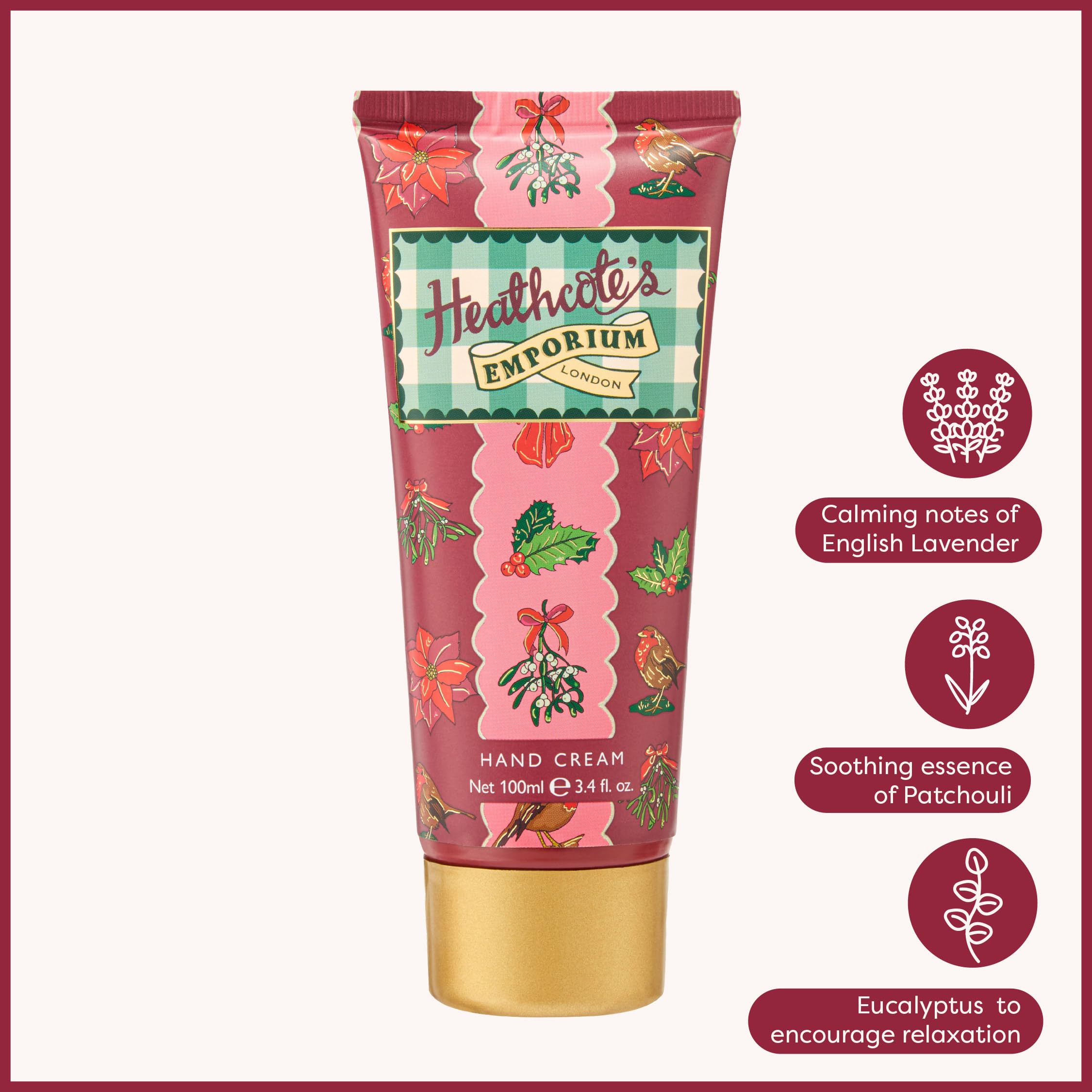 Heathcote & Ivory Hand Cream in Keepsake Tin with Shea Butter & Vitamin E, 100ml 3