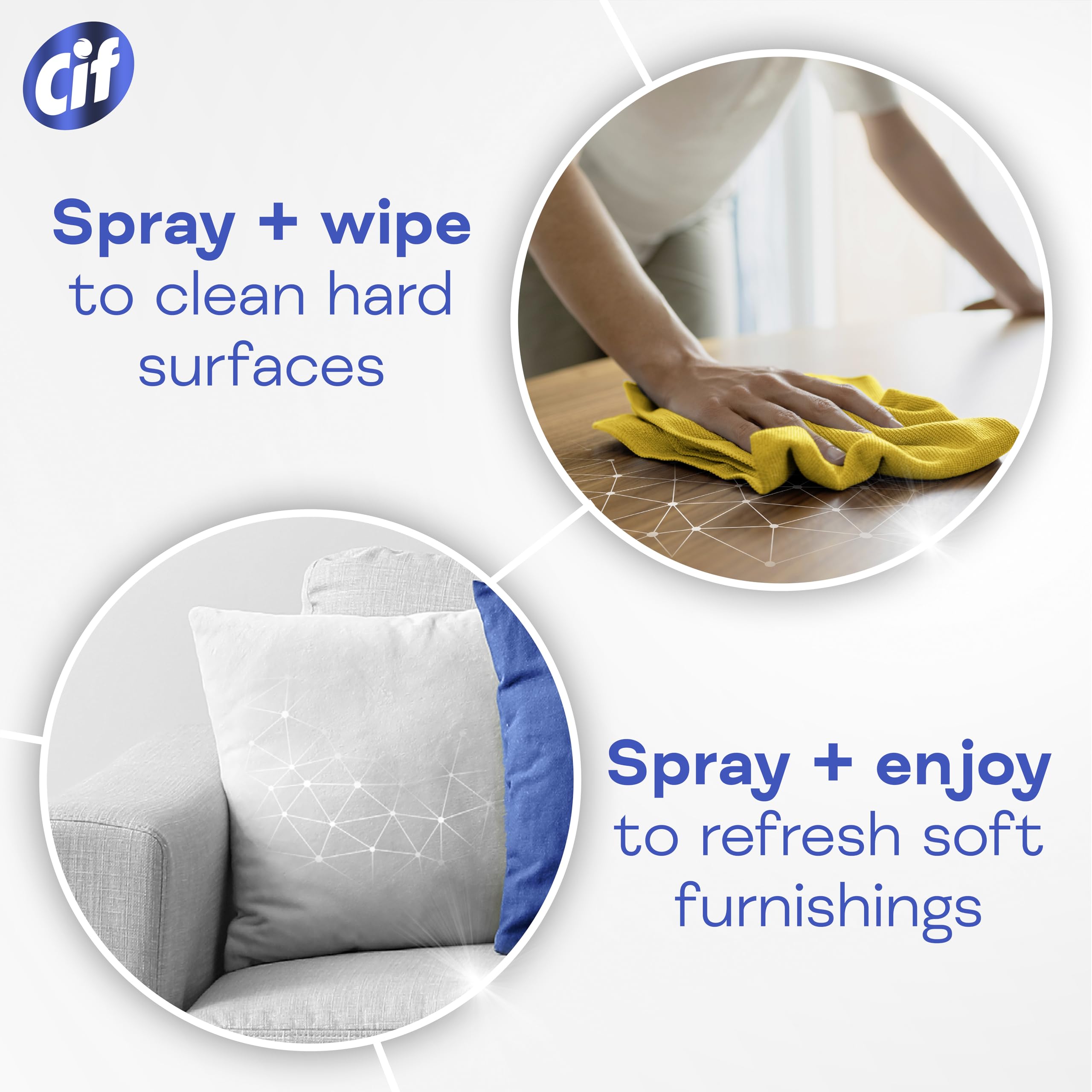 Cif Infinite Clean Sensitive Lotus & Mineral Salt All in One Cleaner Reload Pack 3