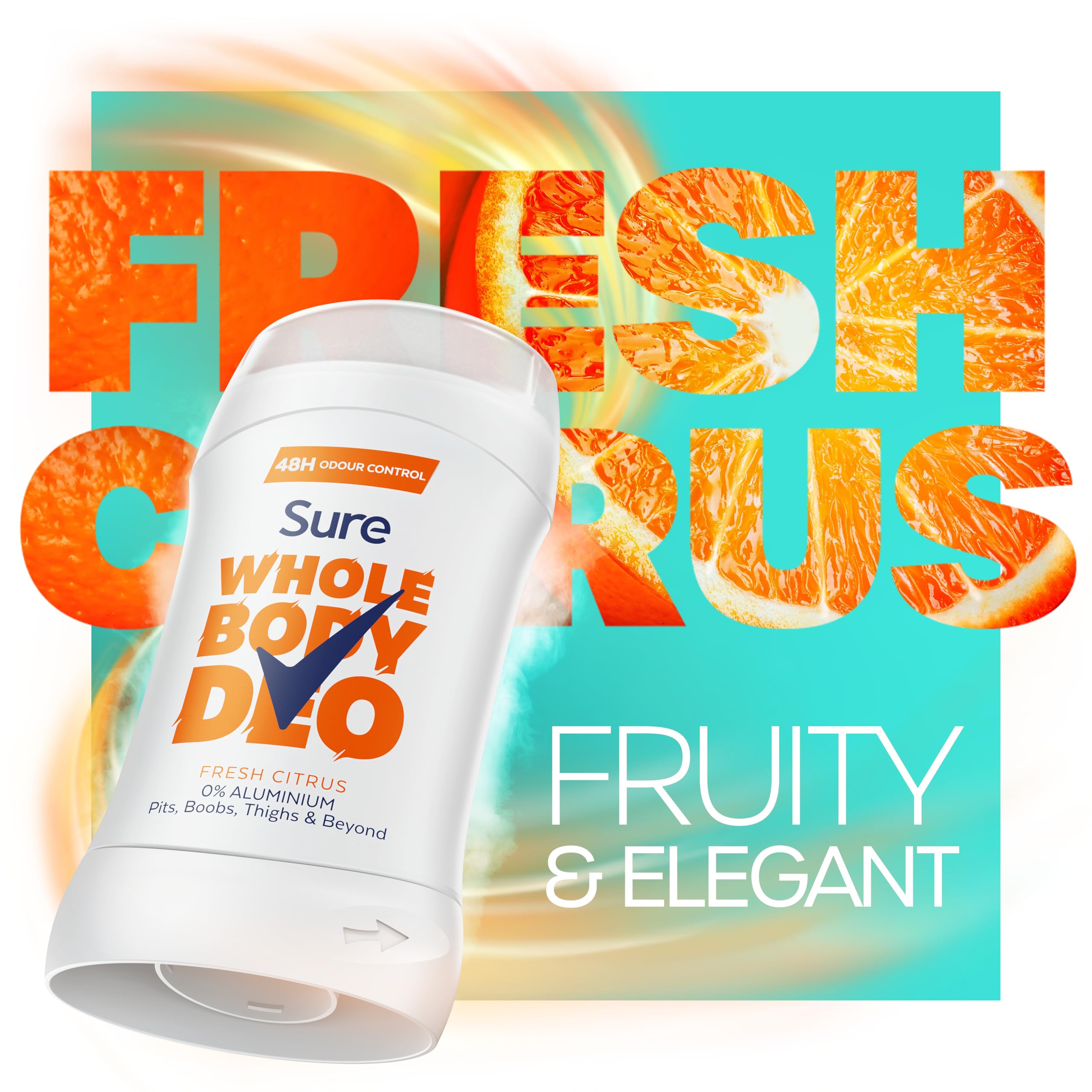 Sure Women Fresh Citrus Whole Body Deodorant Cream Anti-Perspirant 50 ml 3