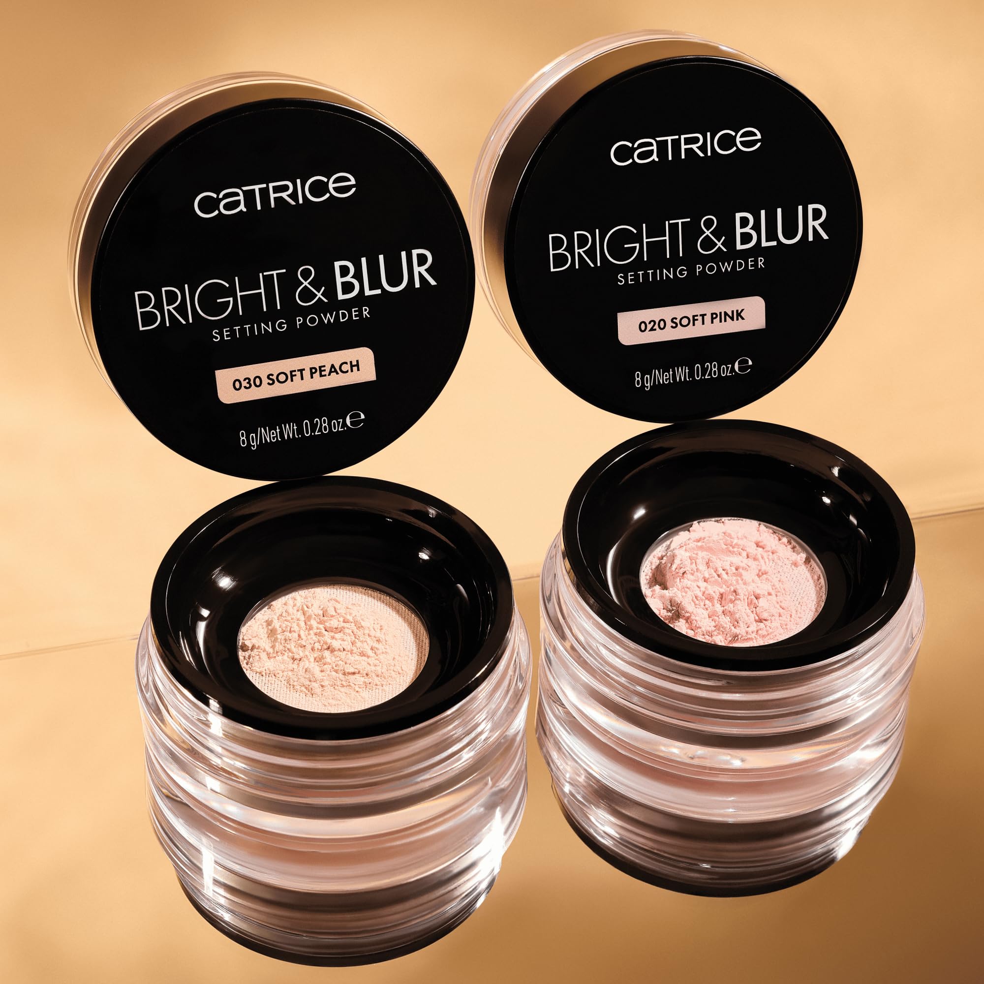 CATRICE Bright & Blur Setting Powder 020 Soft Pink - Smoothing, Pore Refining, Fixing 8