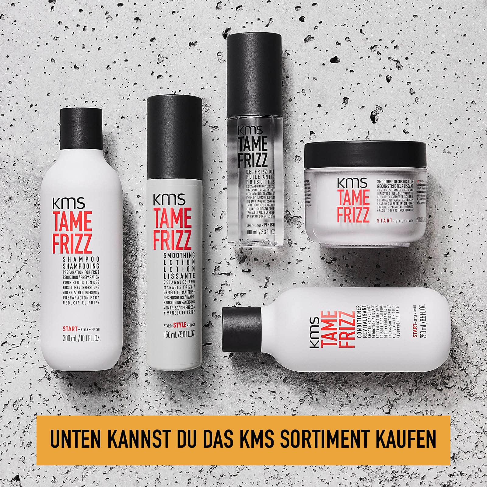 KMS TAMEFRIZZ Smoothing Lotion for Medium to Thick, Coarse Hair, 150 ml 6