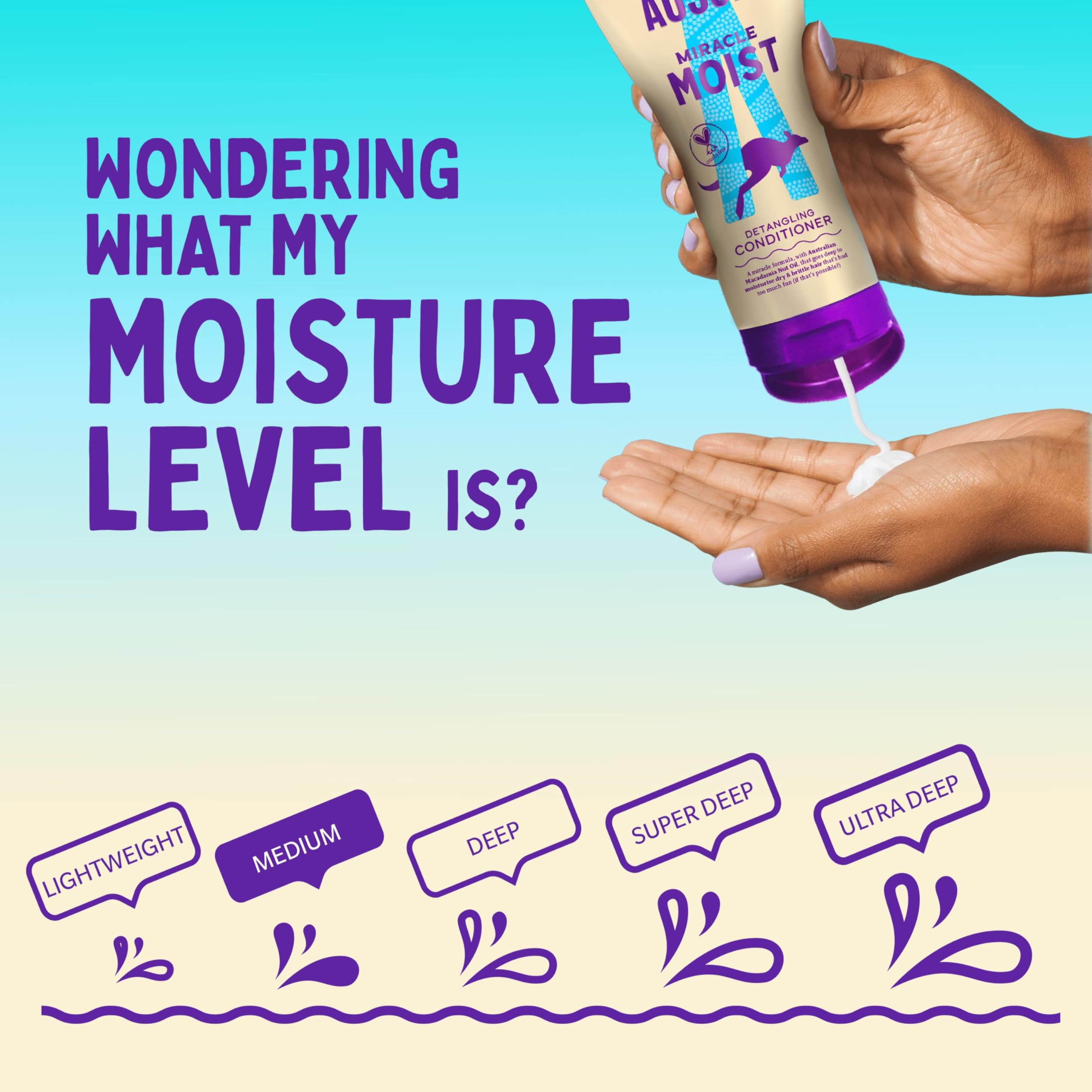 Aussie Miracle Moist Detangling Conditioner 1L XXL - Deep Hydration with Macadamia Nut Oil 8