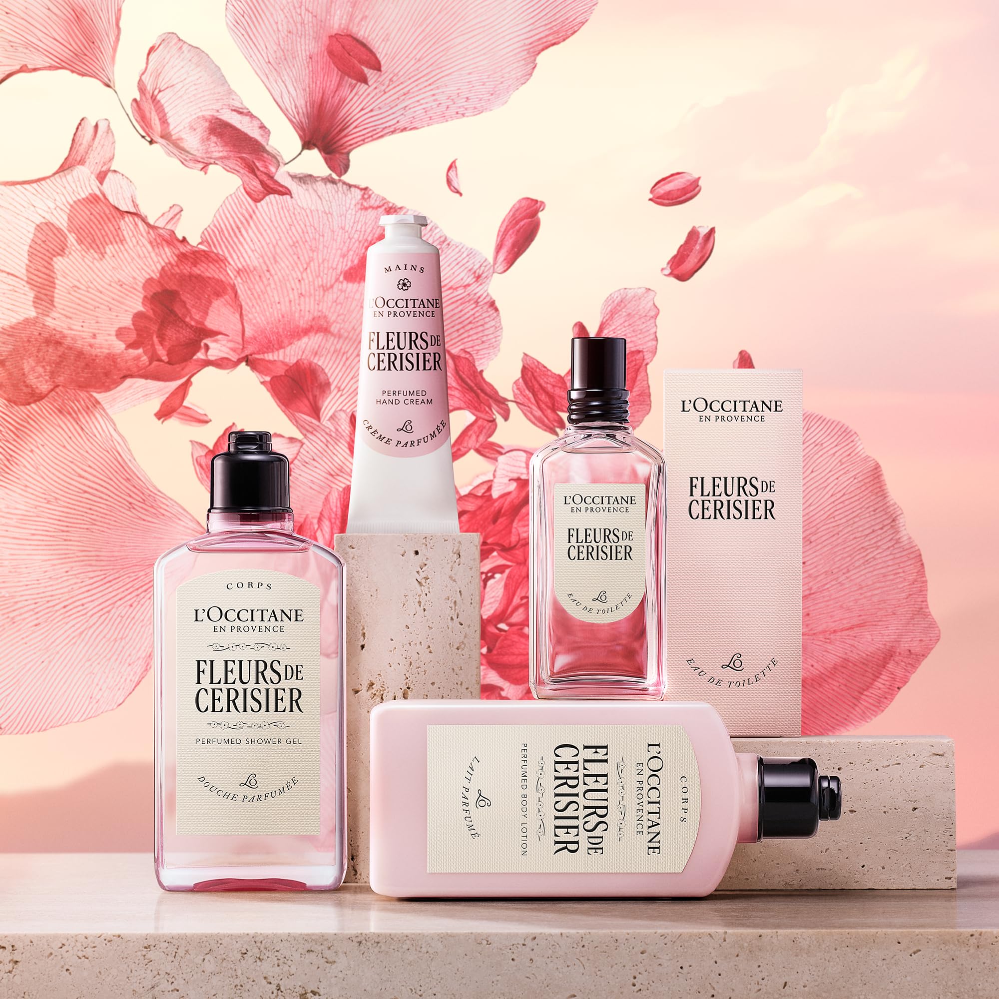 L'OCCITANE Fleurs de Cerisier (Cherry Blossom) Hand Cream, 30ml Hydrating Formula 5