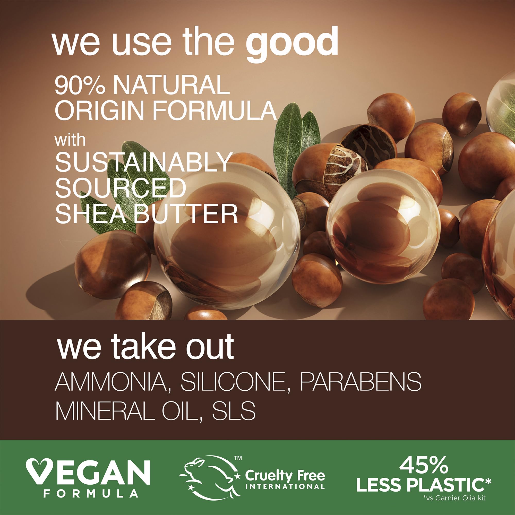 Garnier GOOD Permanent Hair Dye - 3.0 Dark Chocolate Brown with Shea Butter 5