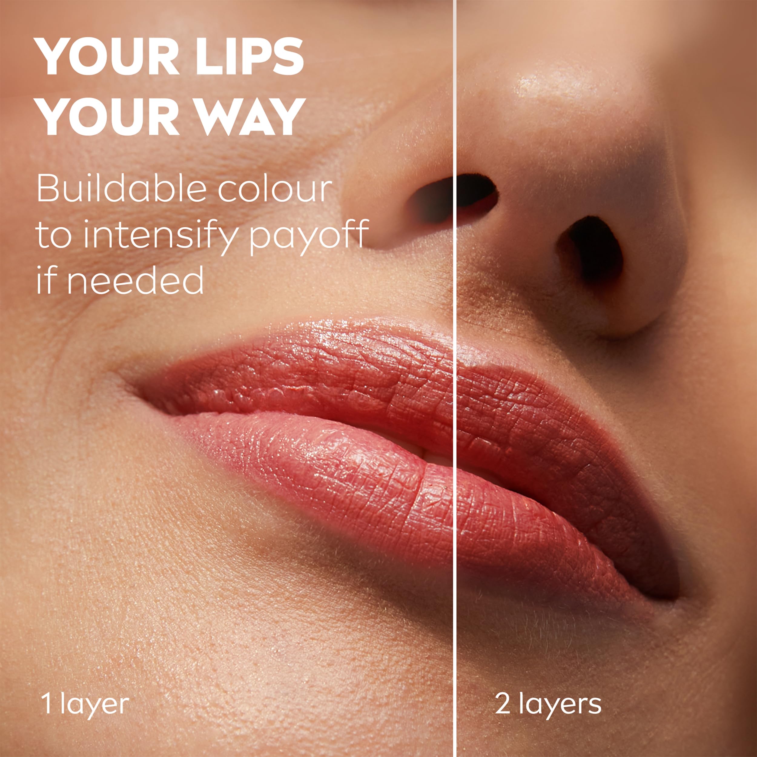 NIVEA Caring Beauty Coral Lip Balm SPF30 (4.8g) - 3-in-1 Moisturizing Cheek Tint 6