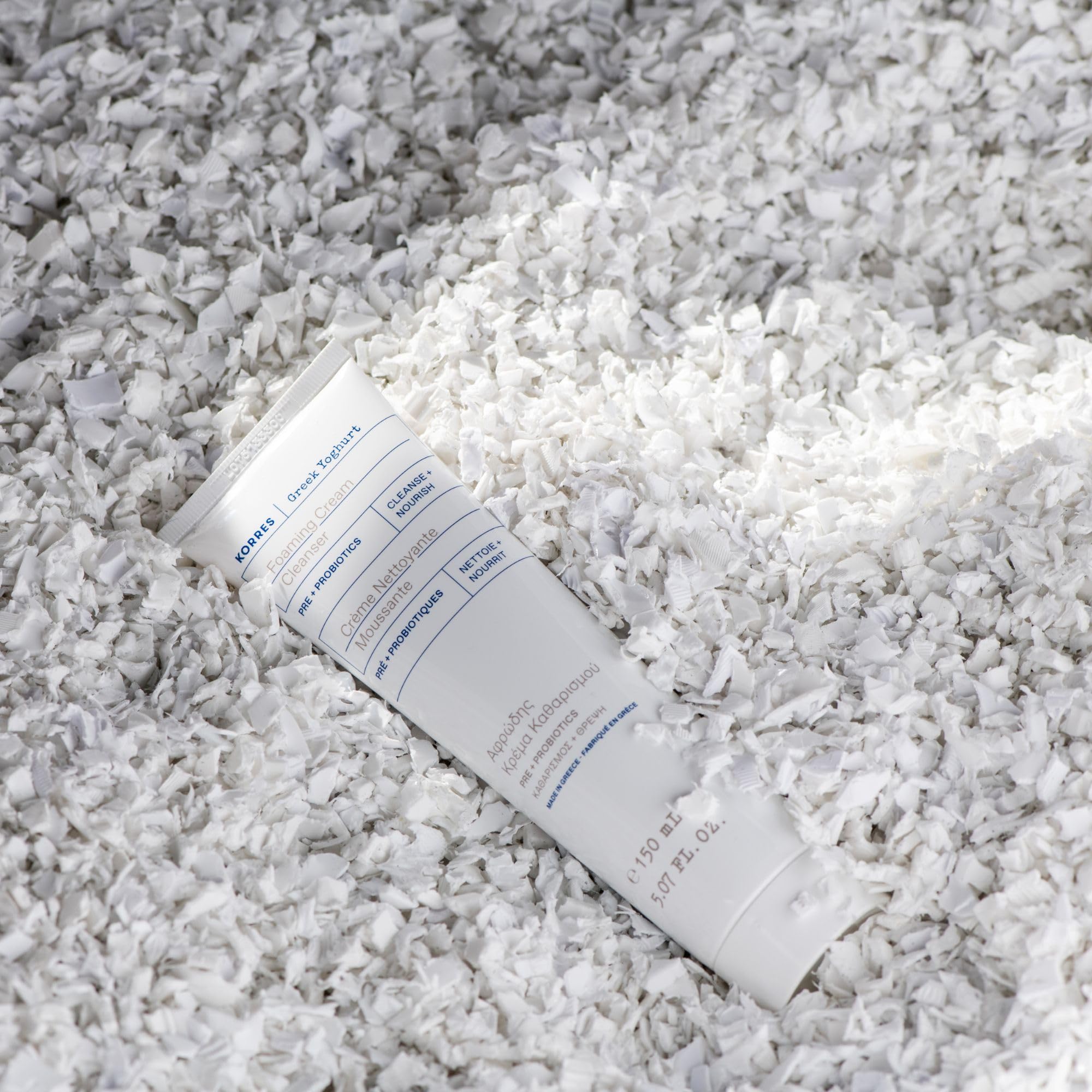 KORRES Greek Yoghurt Foaming Cream Cleanser with Pre + Probiotics, 150ml 4