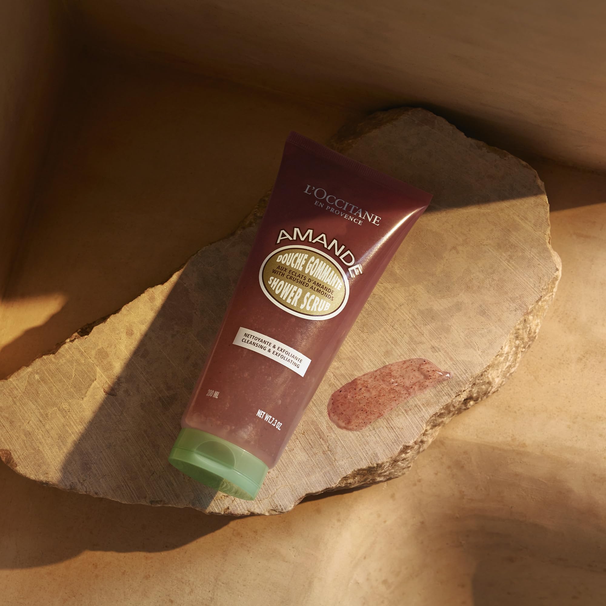 L'OCCITANE Almond Shower Scrub 200ml - Vegan Exfoliating Body Scrub 4