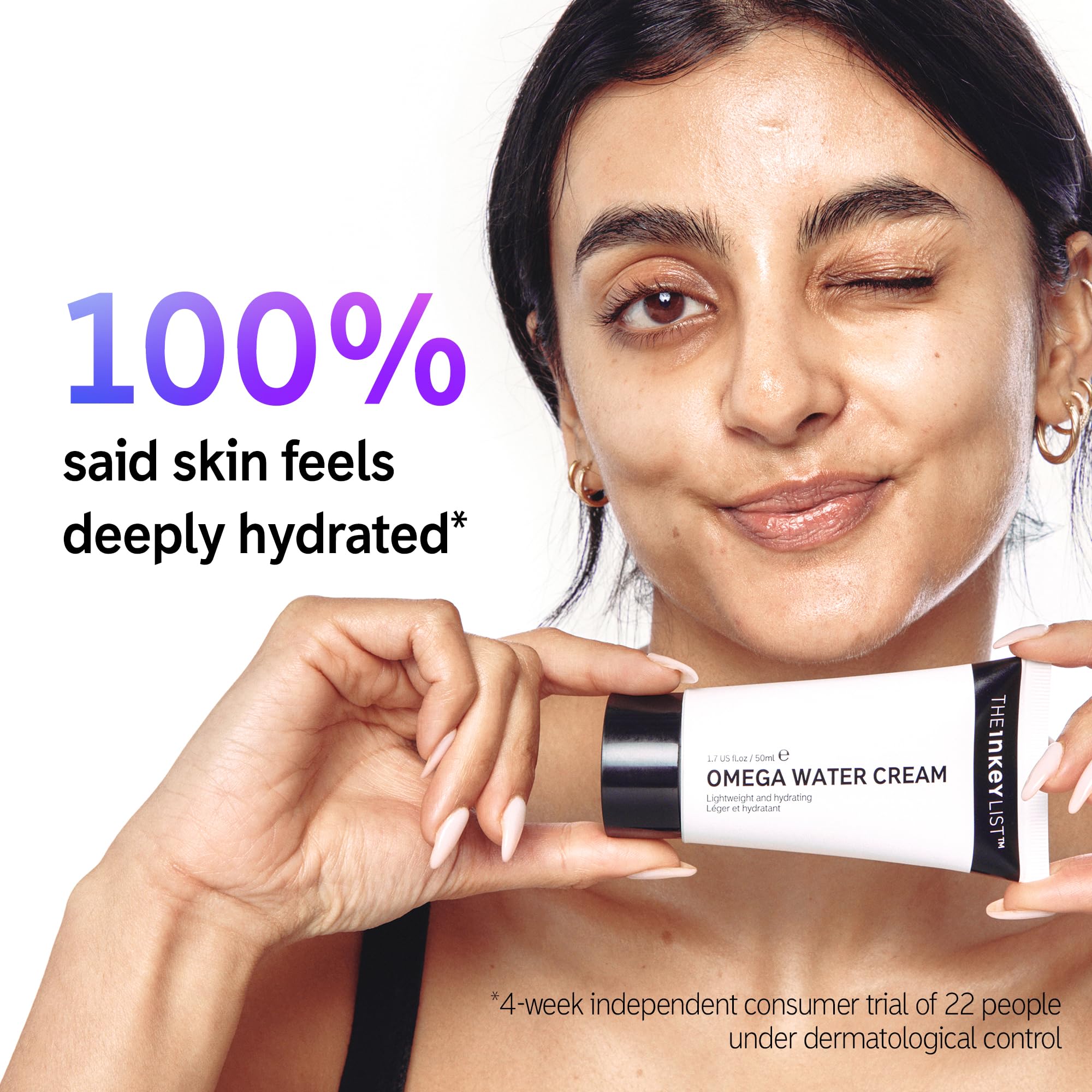 The INKEY List Omega Hydrating Water Cream Moisturiser (50ml) 6