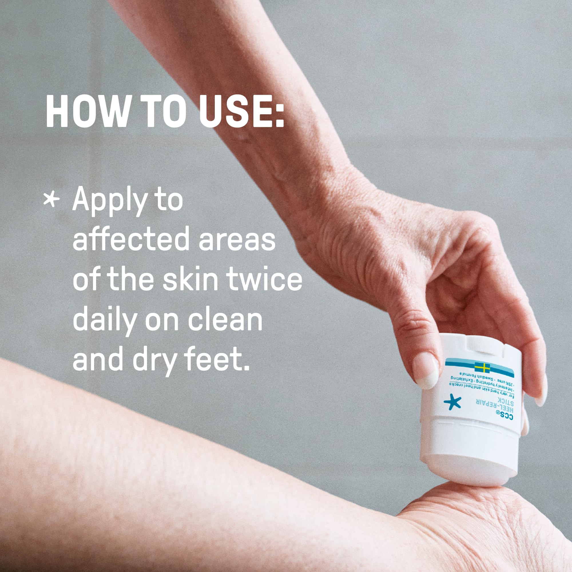 CCS Heel Repair Stick for Very Dry Feet and Cracked Heels with 25% Urea 4
