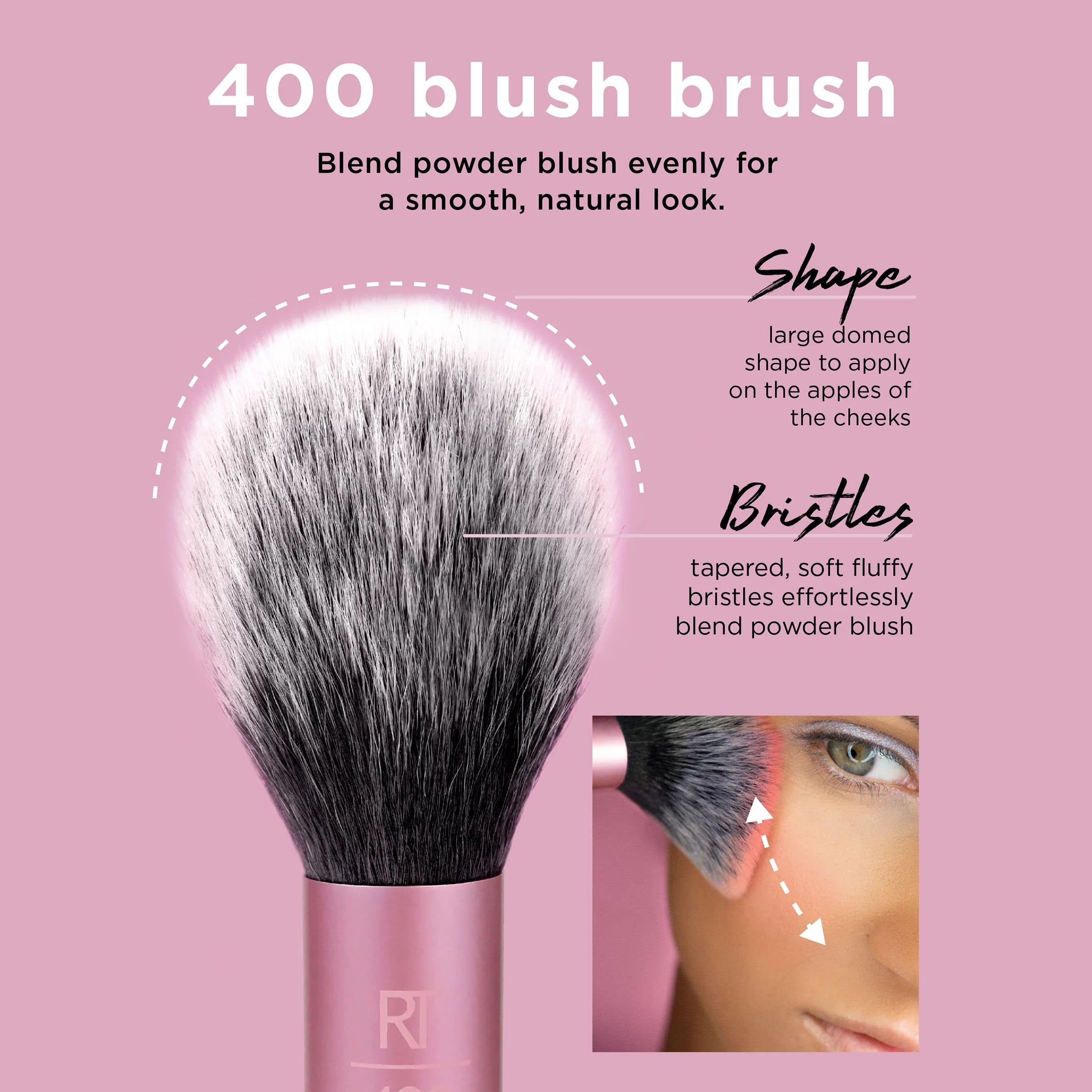 Real Techniques Cruelty-Free Blush Makeup Brush for Cheeks and Blending 3
