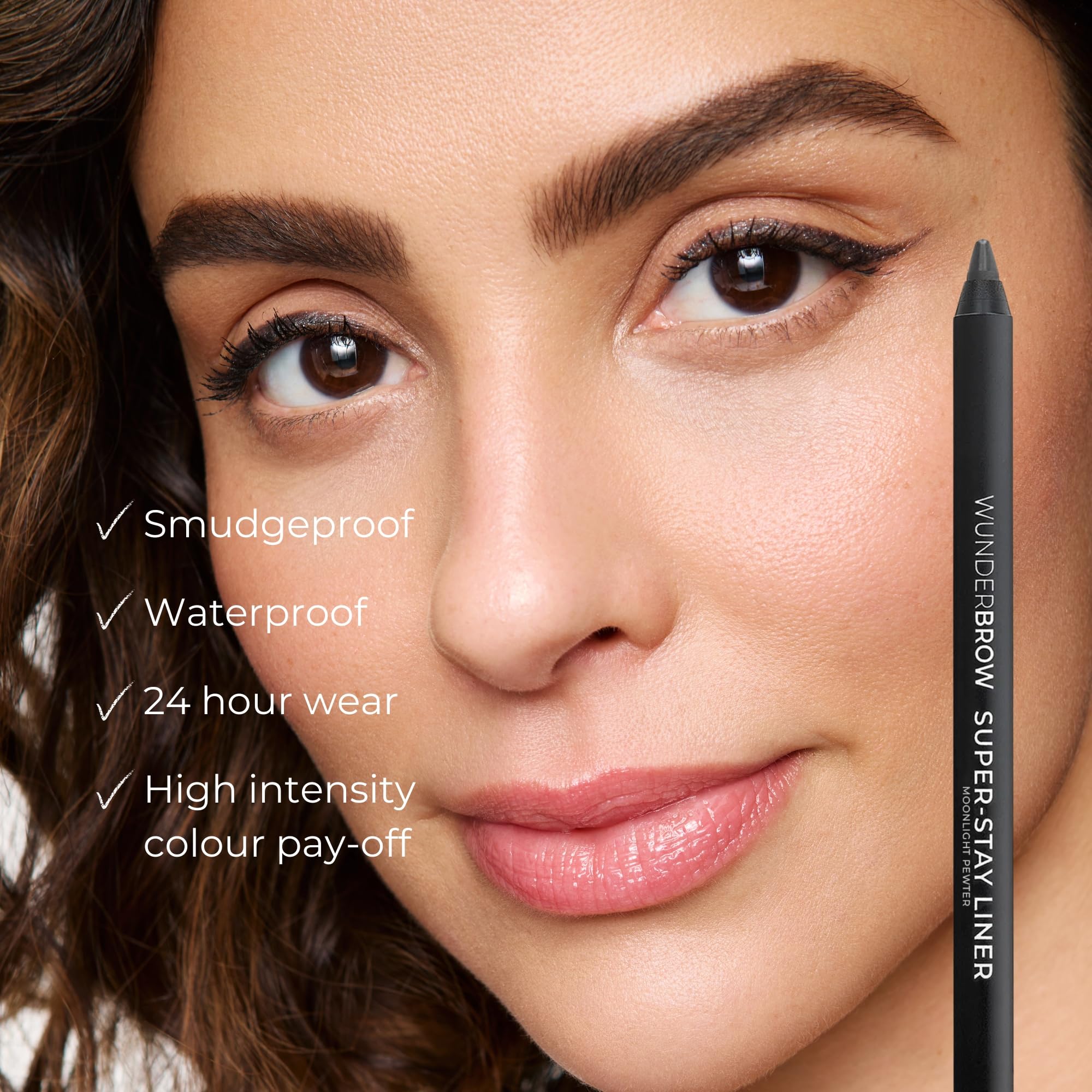 WUNDERBROW Super Stay Eyeliner Pencil - Waterproof & Smudge-Proof in Classic Bronze 4
