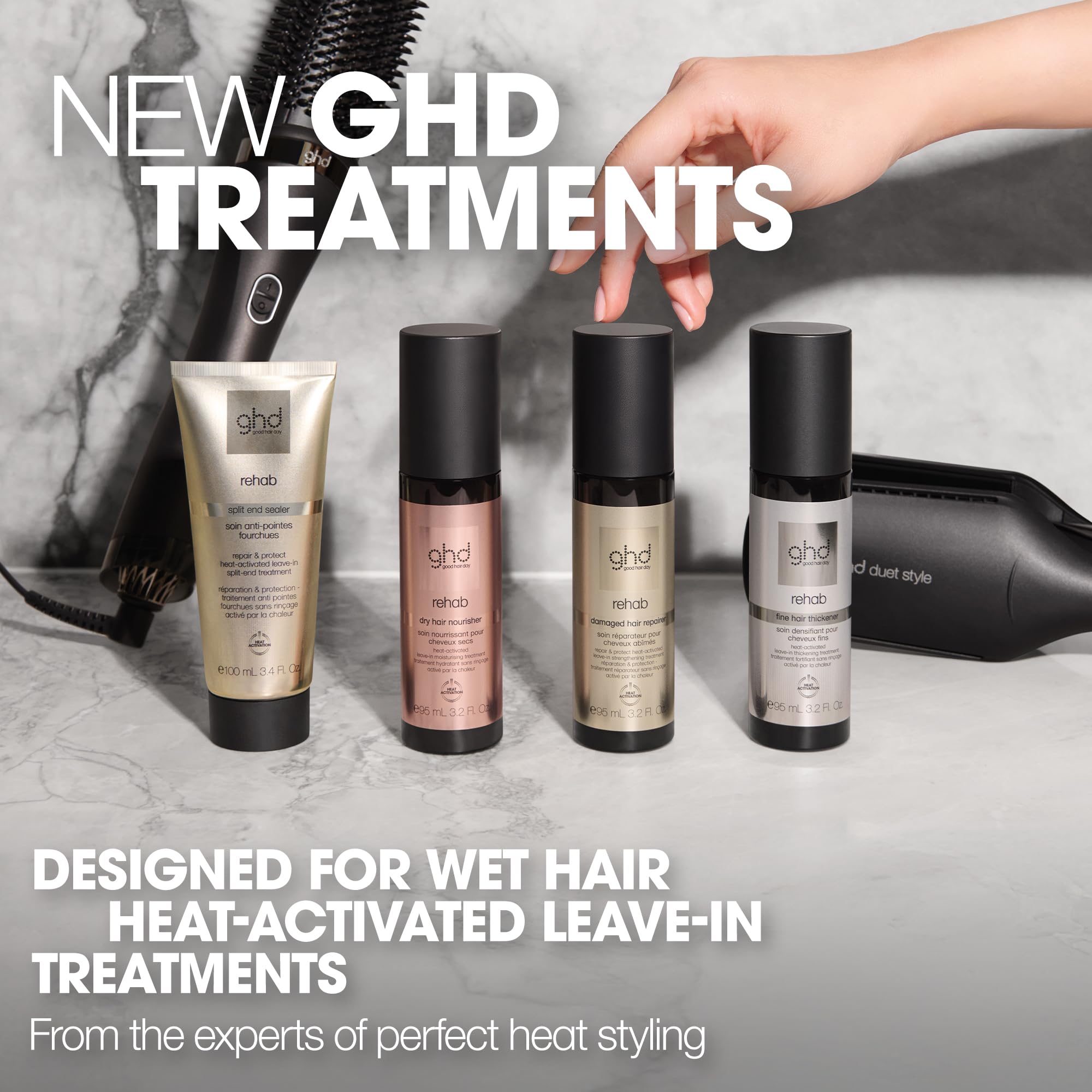 ghd Rehab Fine Hair Thickener Heat-Activated Leave-In Thickening Treatment 8