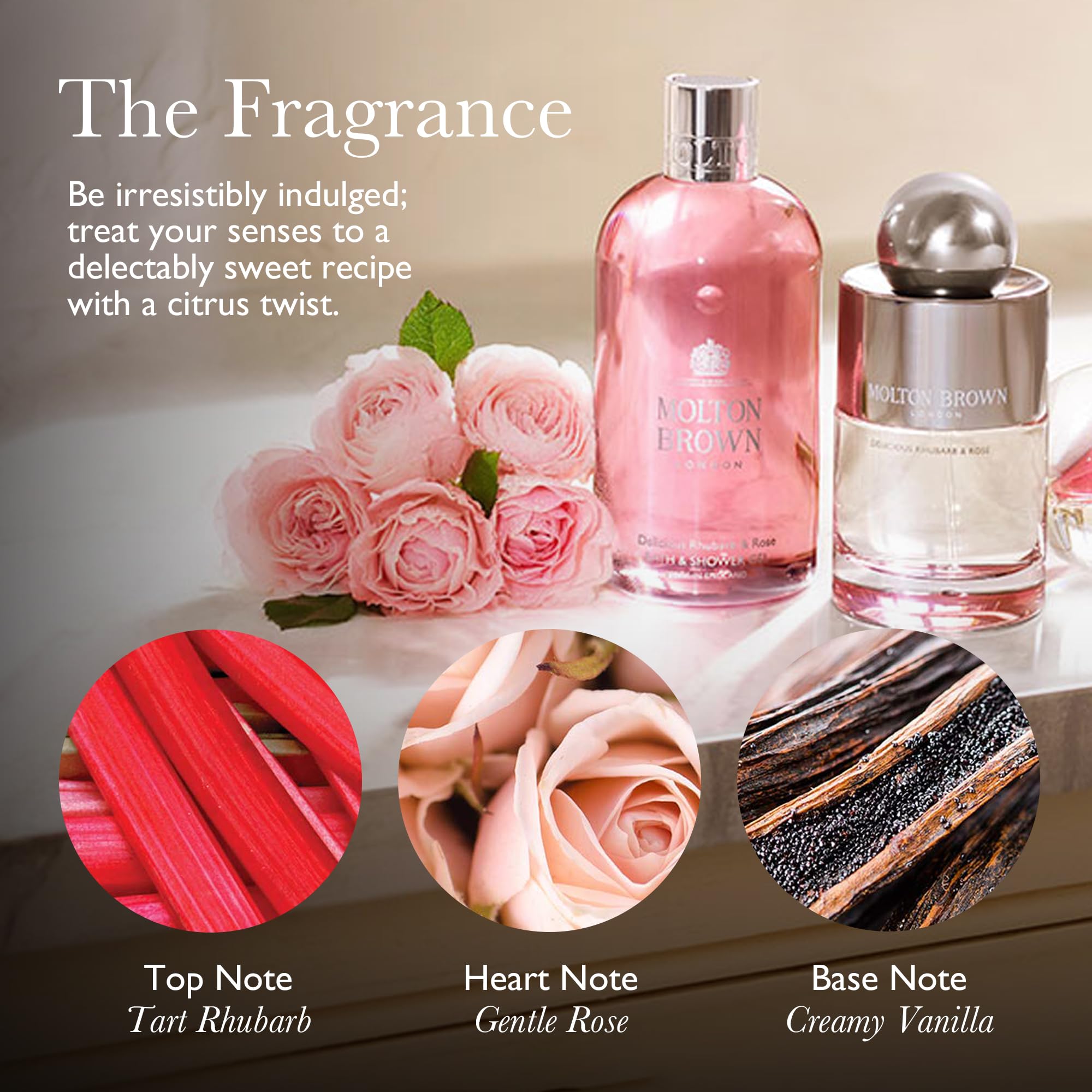 Molton Brown Delicious Rhubarb & Rose Bath & Shower Gel 300 ml 5